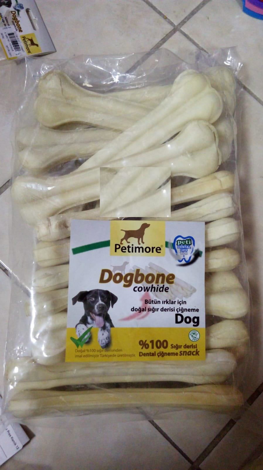 Dogbone Beyaz Pres Kemik 22 Cm 15' li Dogbone Beyaz Pres Kemik 22 Cm 15' li