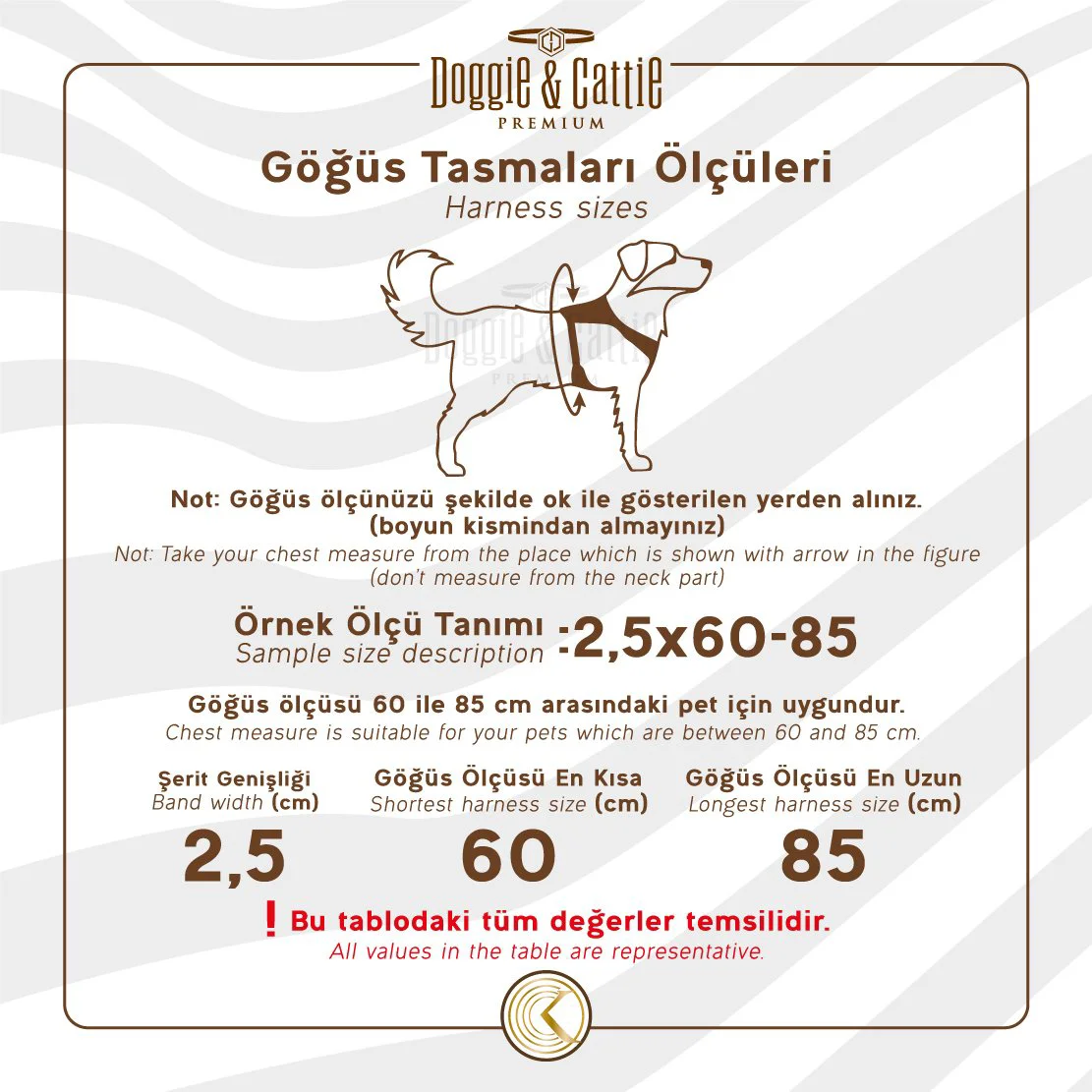 Doggie Comfort Ronin Köpek Bel Tasması 3cm-75 x 85 cm 3X-Large Mavi