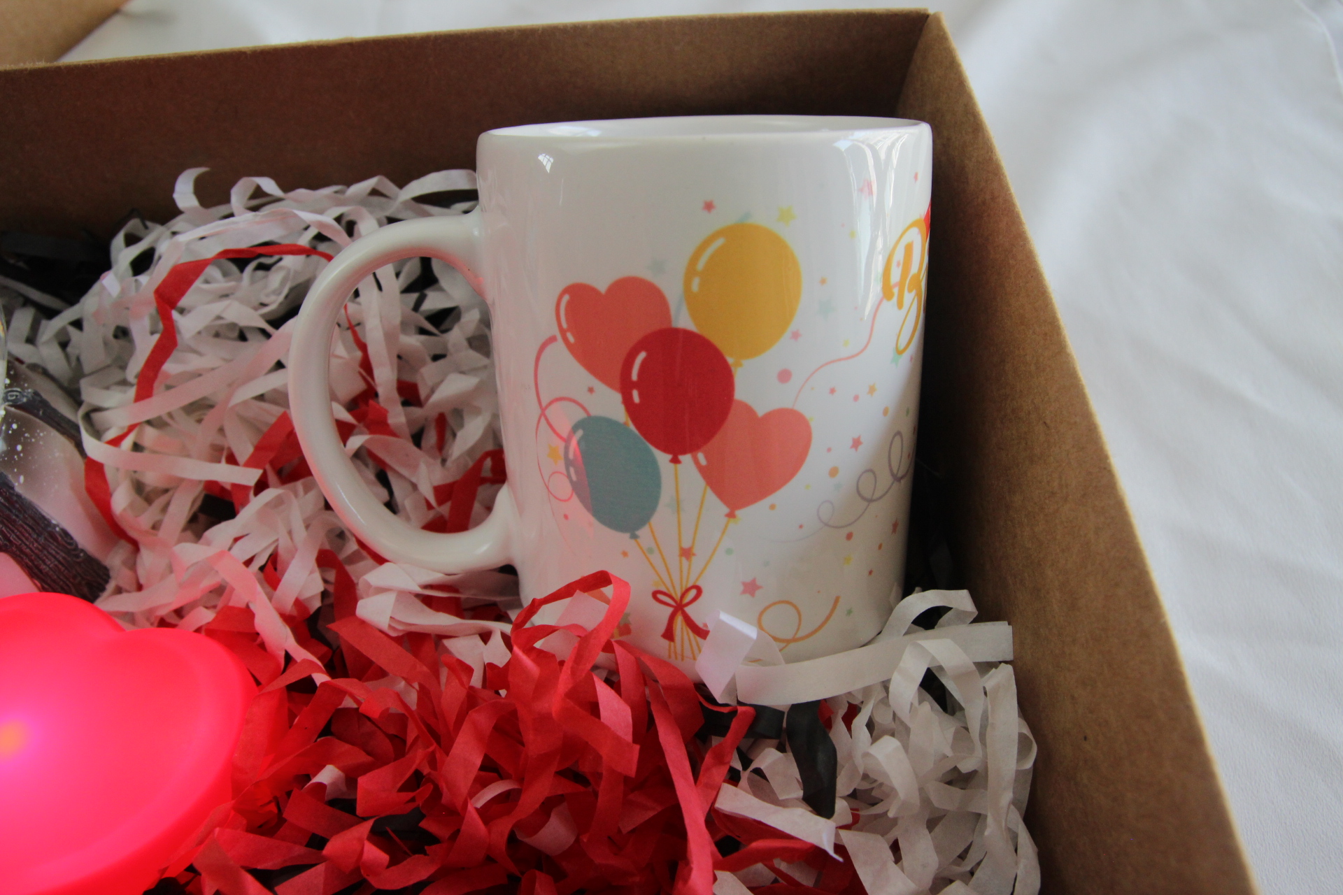 Home Doğum Günü Hediyesi Sevgili Aşıklar Kar Küresi İşıklı Kalp Ve Doğum Günü Kupa Bardak Seti