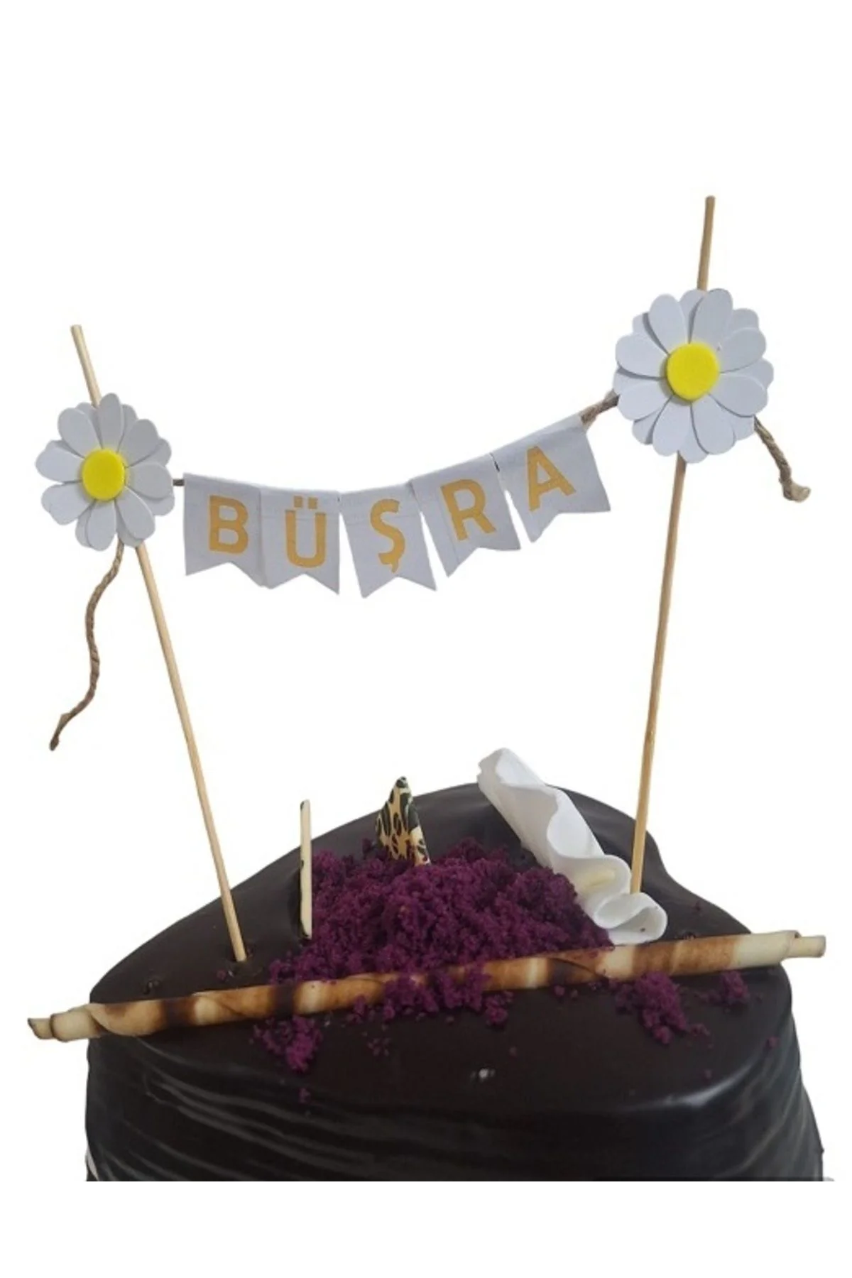 DOĞUM GÜNÜ İSİMLİ PASTA SÜSÜ KÜRDAN