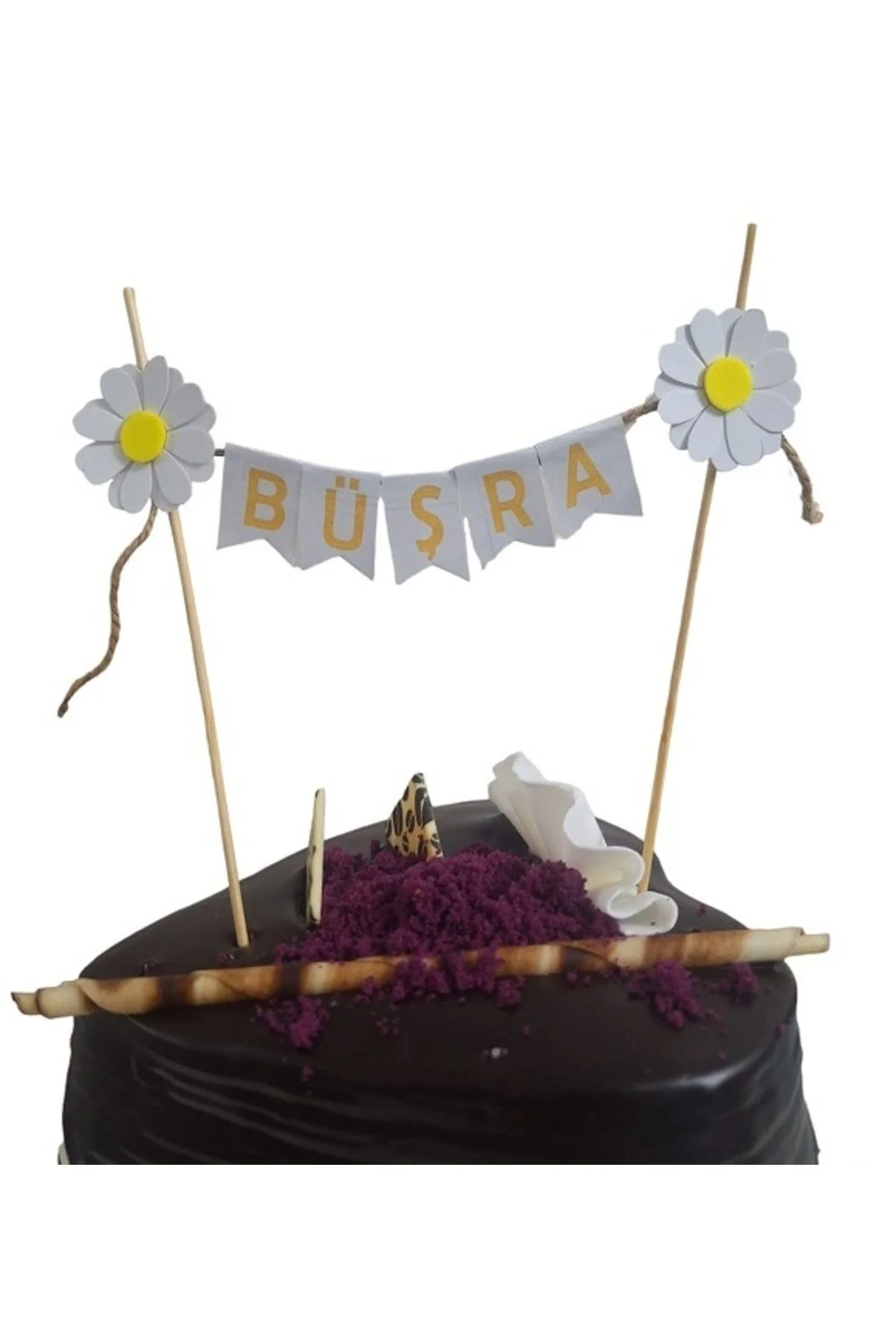 DOĞUM GÜNÜ İSİMLİ PASTA SÜSÜ KÜRDAN