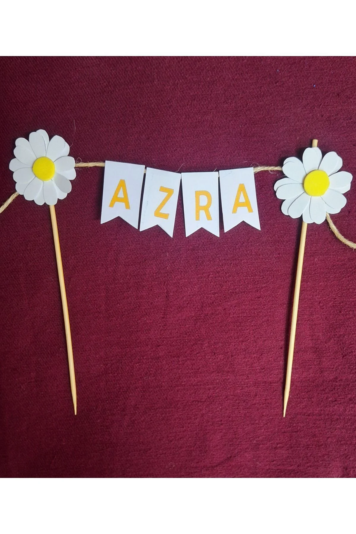 DOĞUM GÜNÜ İSİMLİ PASTA SÜSÜ KÜRDAN