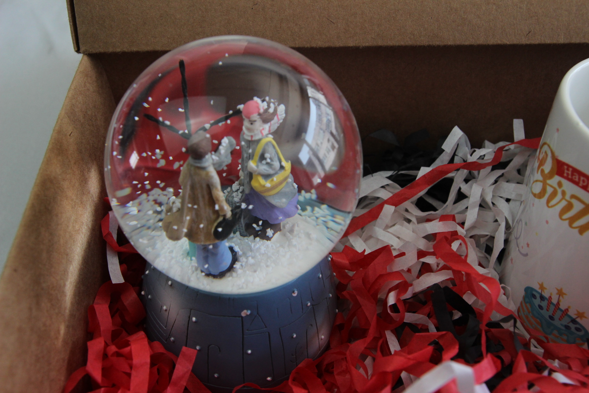 Home Doğum Günü Kupa Ve Sevgili Aşıklar Temalı Kar Küre Seti