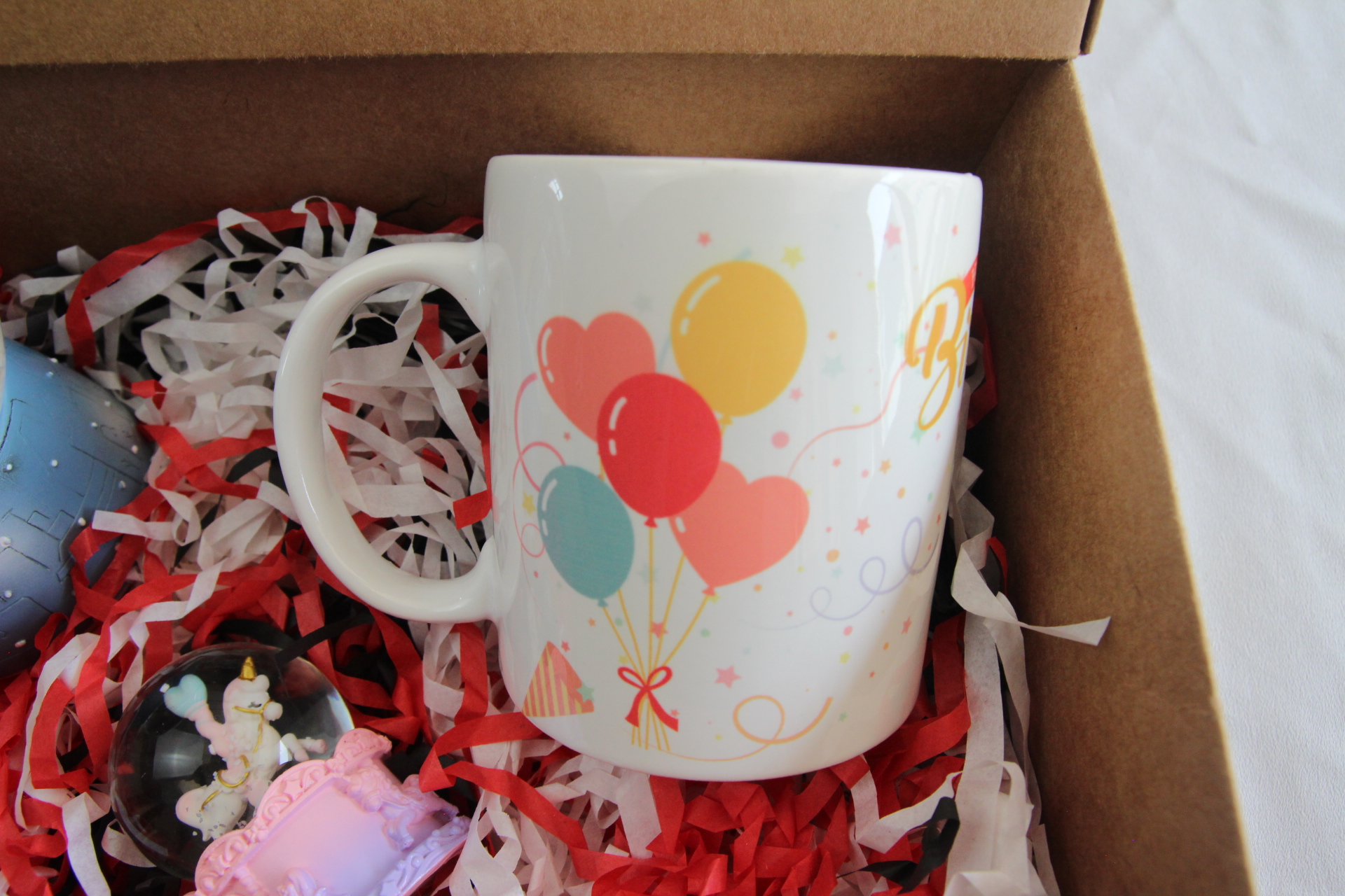 Home Doğum Günü Kupa Bardak Atlı Karınca Kar Küresi Hediye Kutusu