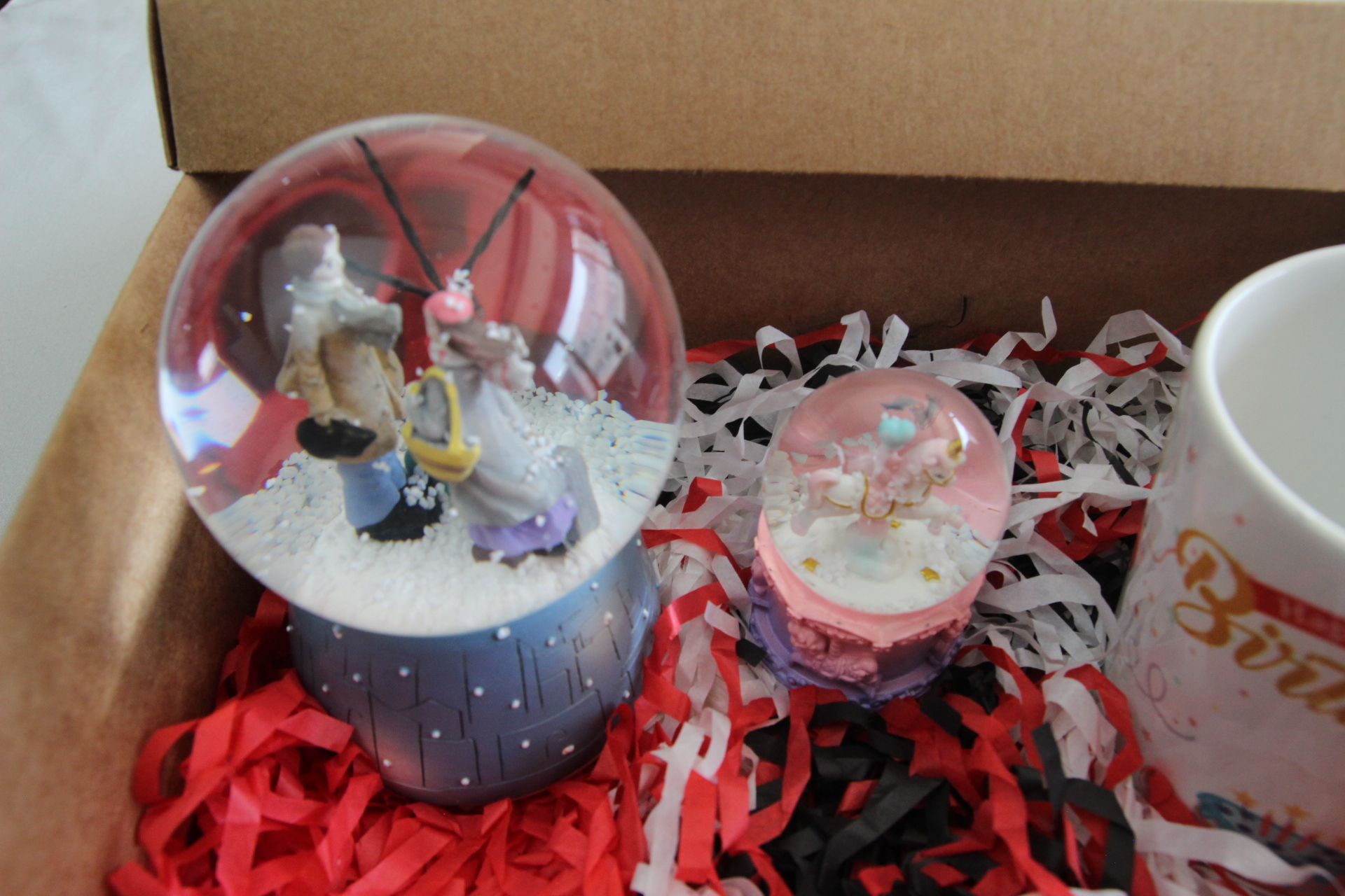 Home Doğum Günü Kupa Bardak Atlı Karınca Kar Küresi Hediye Kutusu