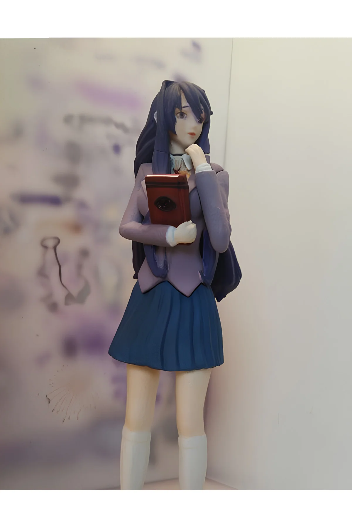 Doki Doki Literature Club Yuri Figür Anime Kız Figür Büyük Boy 25CM