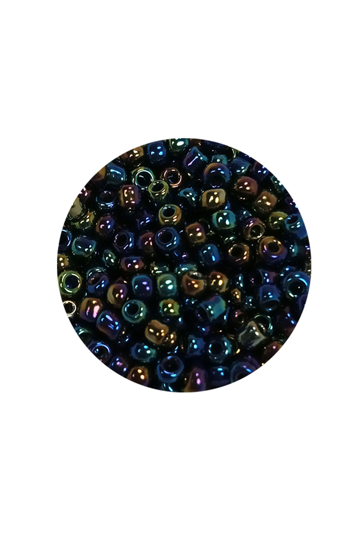 Dökme Cam Kum Boncuk (8/0) 3 mm - 60 Gram - Lacivert Yeşil - BNC2