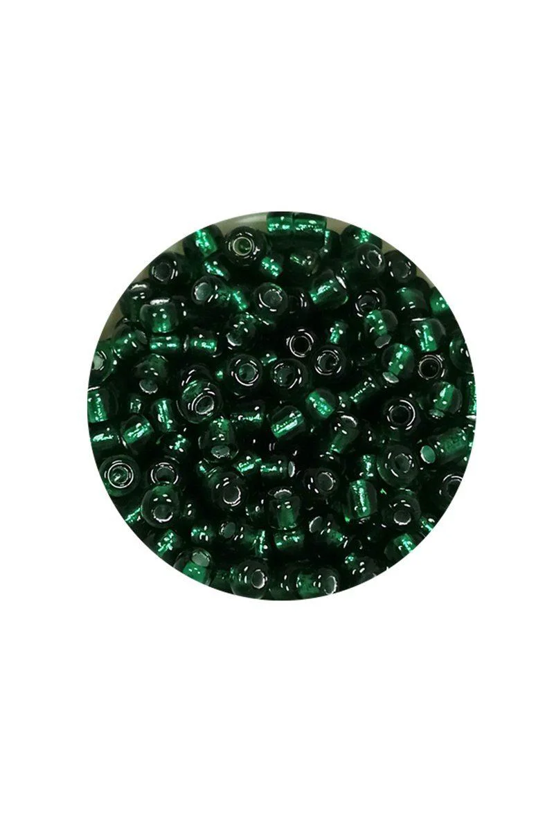 Dökme Cam Kum Boncuk (8/0) 3 mm – 20 gr Koyu Yeşil – El Yapımı Takı ve Aksesuar İçin Fiyatı, Yorumları ve Özellikleri