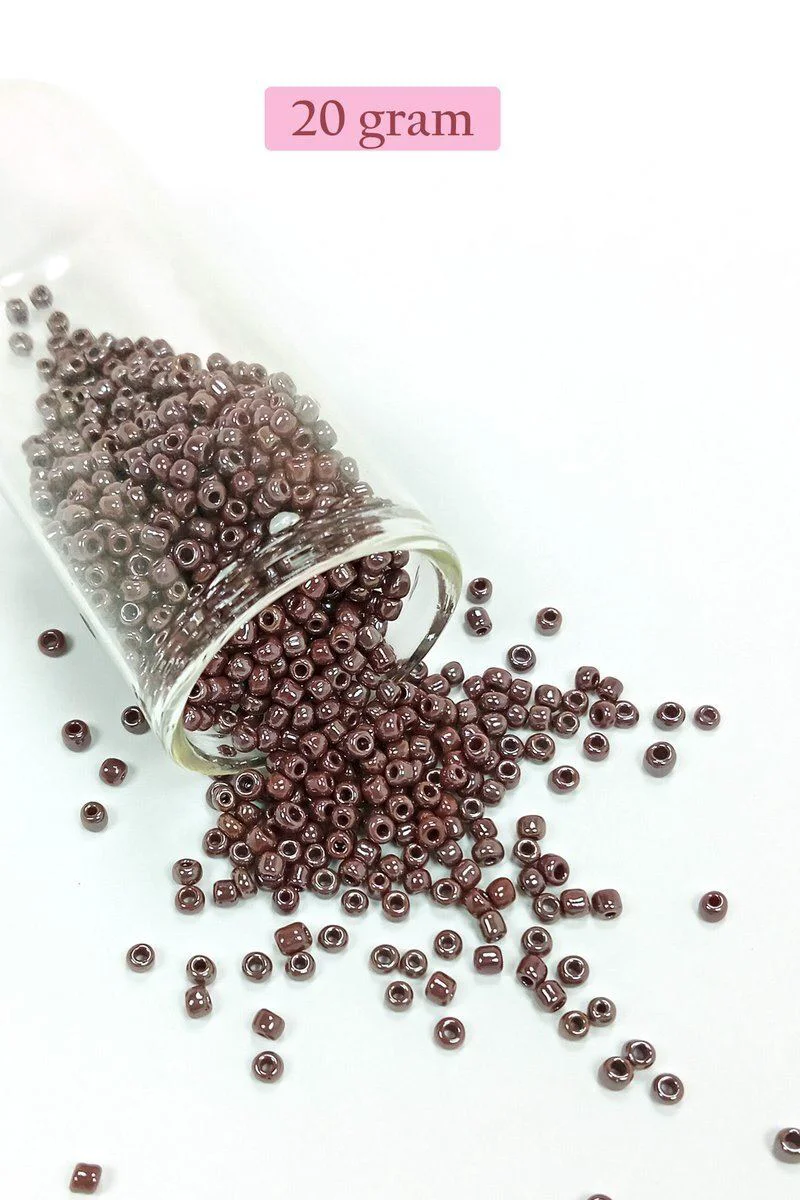 Dökme Cam Kum Boncuk (8/0) 3mm – 4 Renk 80g | El Yapımı Takı ve Oya İçin Fiyatı, Yorumları ve Özellikleri