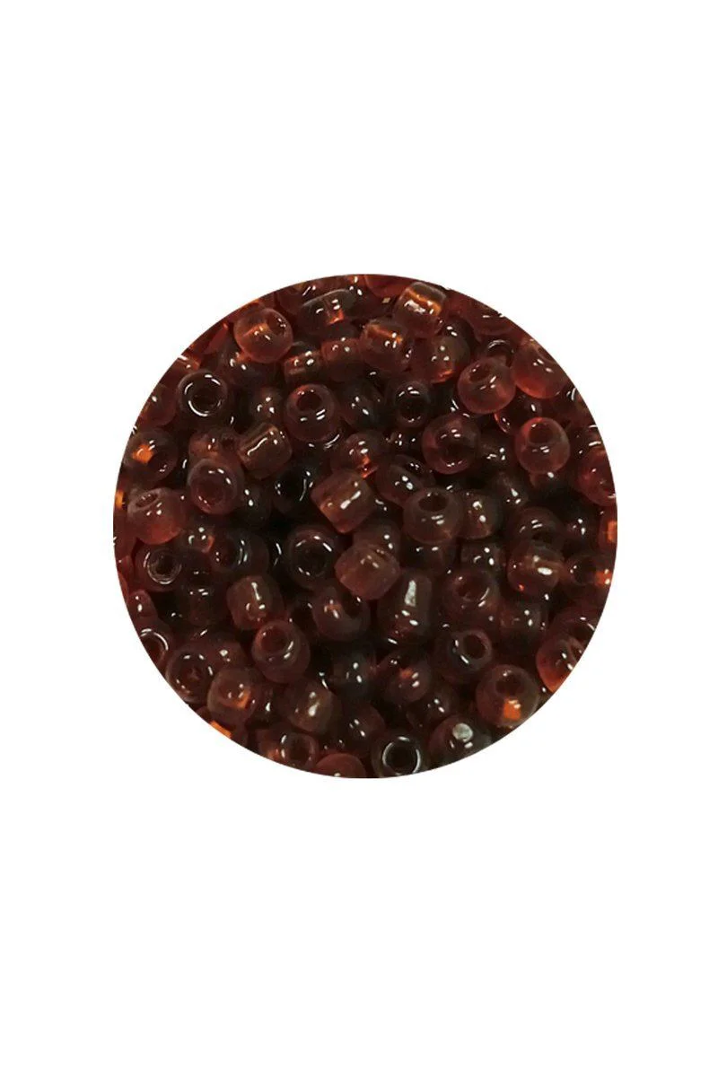 Dökme Cam Kum Boncuk (8/0) 3 mm 20g Şeffaf Koyu Kahve - Takı ve El İşleri Fiyatı, Yorumları ve Özellikleri