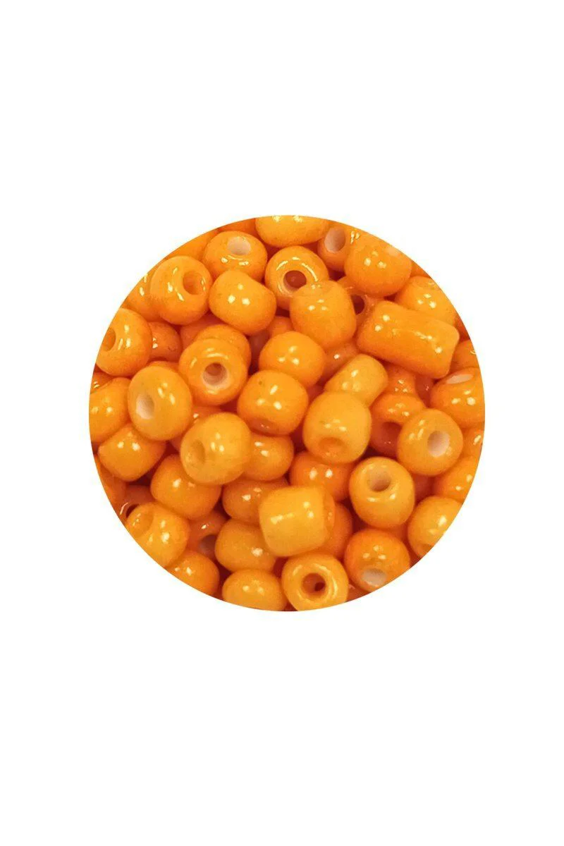 Dökme Cam Kum Boncuk Büyük Boy 6/0 (4 mm) - Açık Turuncu 20 Gram Fiyatı, Yorumları ve Özellikleri