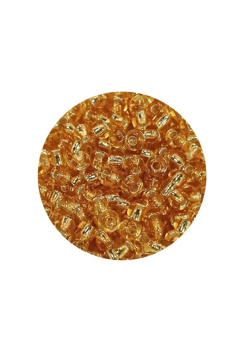 Dökme Cam Kum Boncuk 8/0 3mm Şeffaf Koyu Sarı - 20gr El İşleri & Takı Yapımı İçin Fiyatı, Yorumları ve Özellikleri
