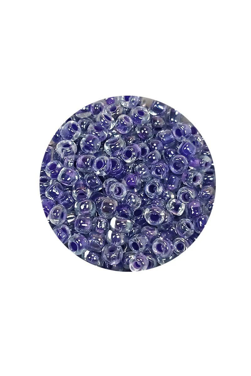 Dökme Cam Kum Boncuk 8/0 (3mm) - Şeffaf Mor Beyaz 60gr - El İşleri ve Takı Yapımı İçin Fiyatı, Yorumları ve Özellikleri