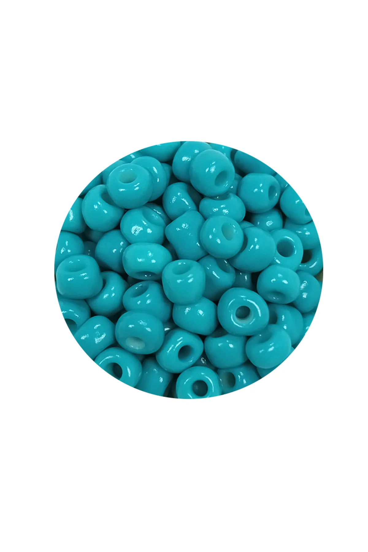 Dökme Cam Kum Boncuk Büyük Boy (6/0) 4 mm - 20 Gram - Cam Göbeği 