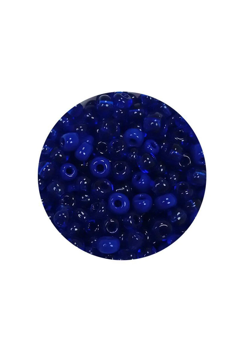 Dökme Cam Kum Boncuk (8/0) 3mm - Koyu Mavi 60g | El Yapımı Takı İçin Güvenilir Fiyatı, Yorumları ve Özellikleri