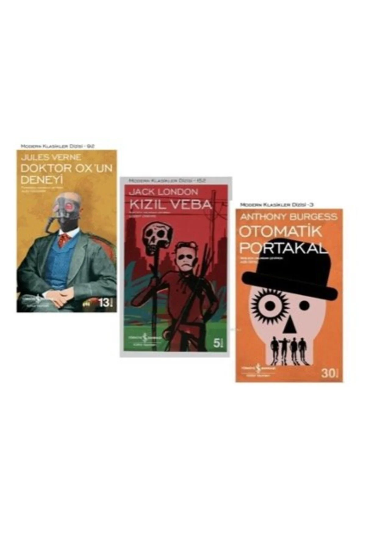 doktor ox un deneyi +kizil veba +otomatik portakal=(3kitap)