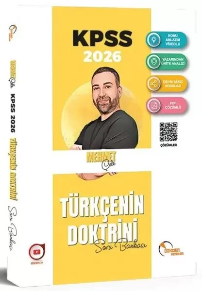 Doktrin 2026 KPSS Türkçenin Doktrini Soru Bankası Çözümlü
