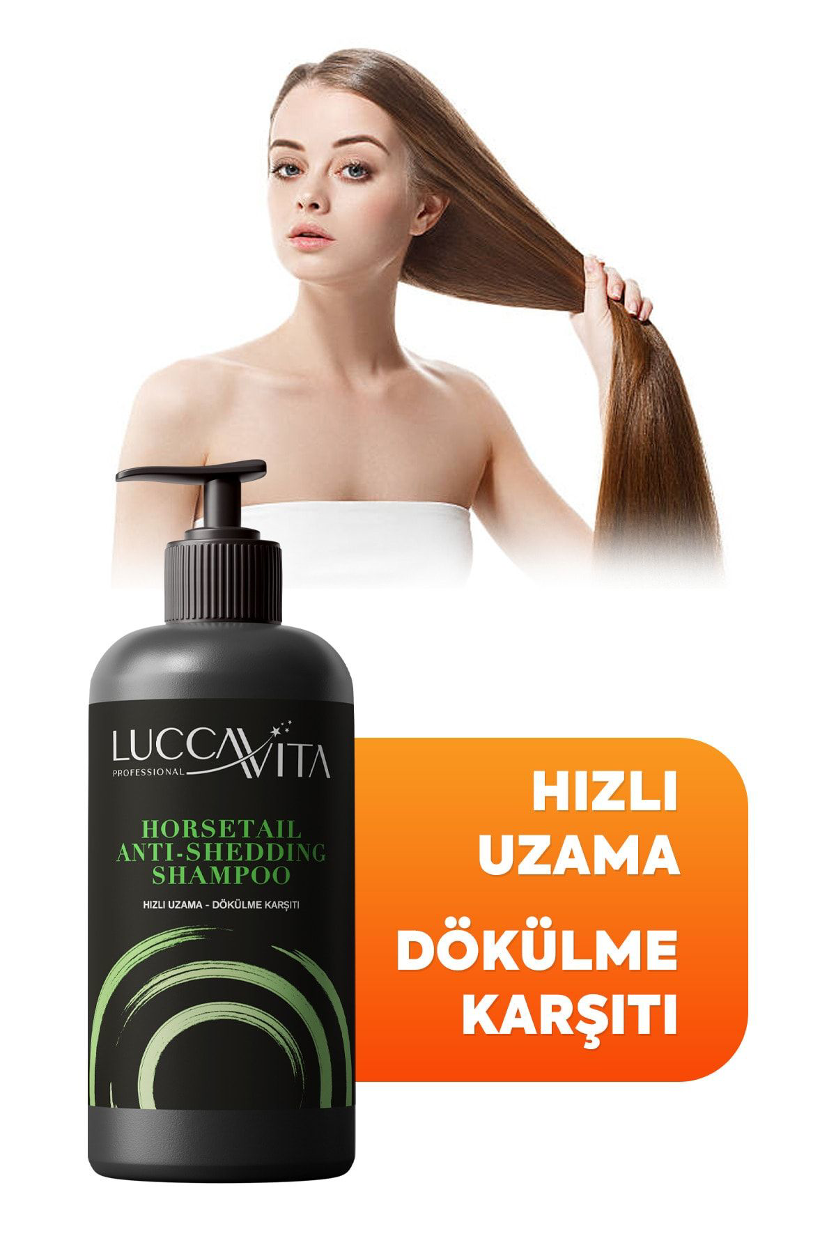 Lucca Vita Dökülme Karşıtı Ve Hızlı Uzama Etkili Atkuyruğu Şampuan 500Ml