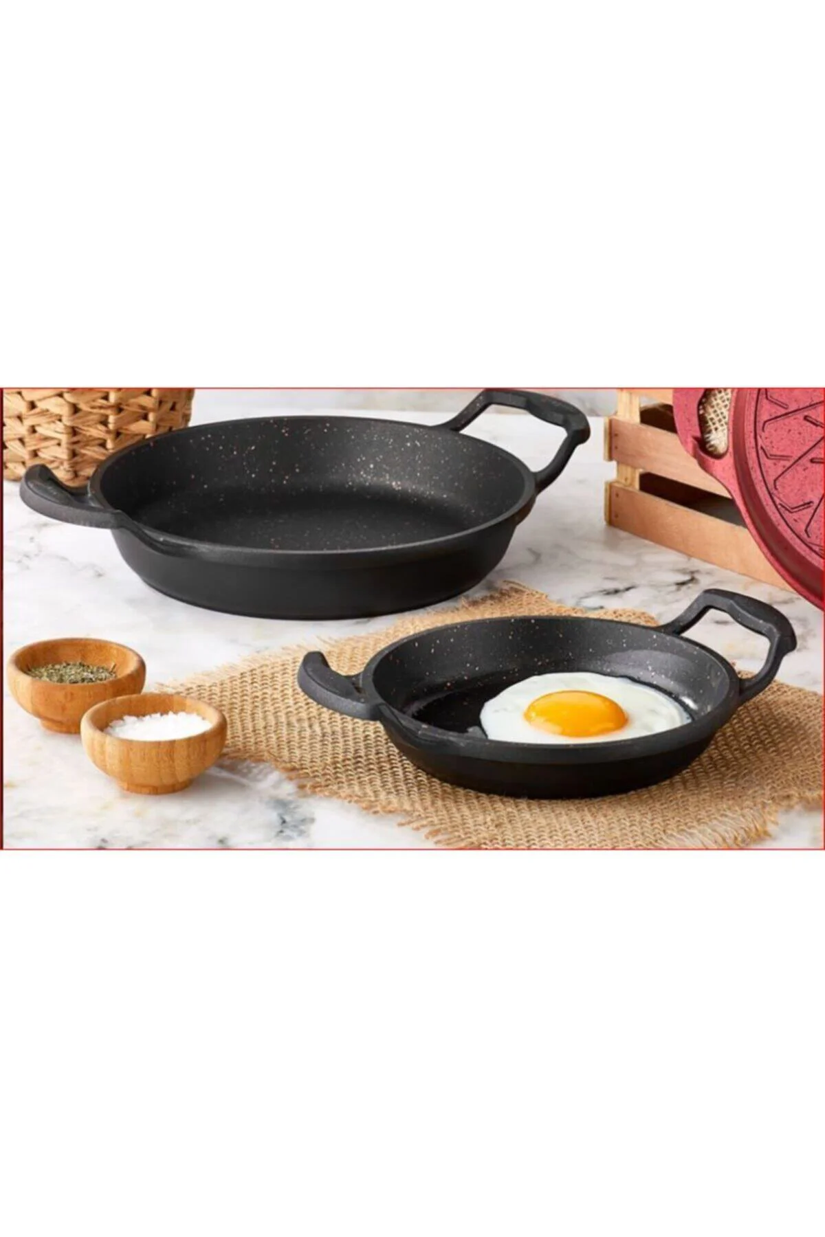 Döküm 22 Cm Sahan Siyah