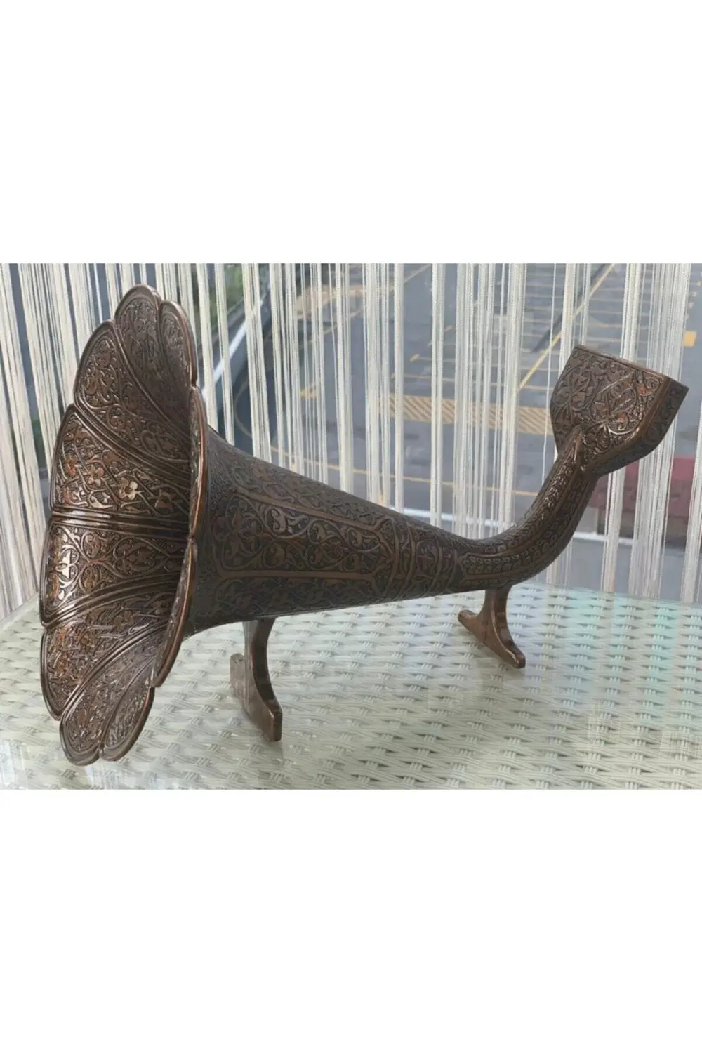 Döküm Akustik Cep Gramofonu