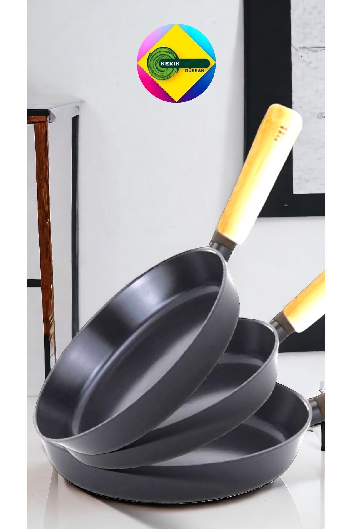 Döküm Granit 32Cm Derin Tava