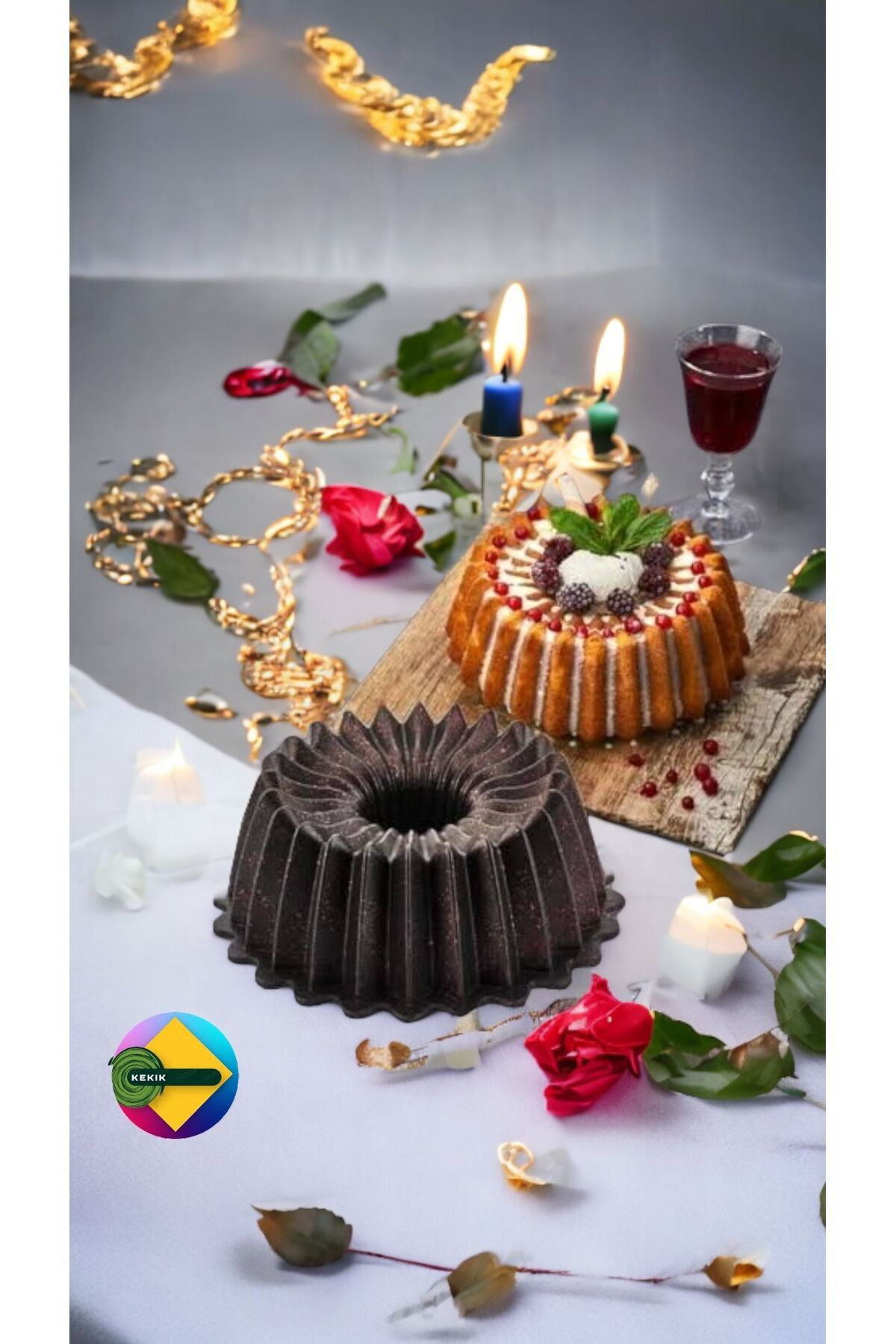 Döküm Granit  Yıldız Kek Kalıbı