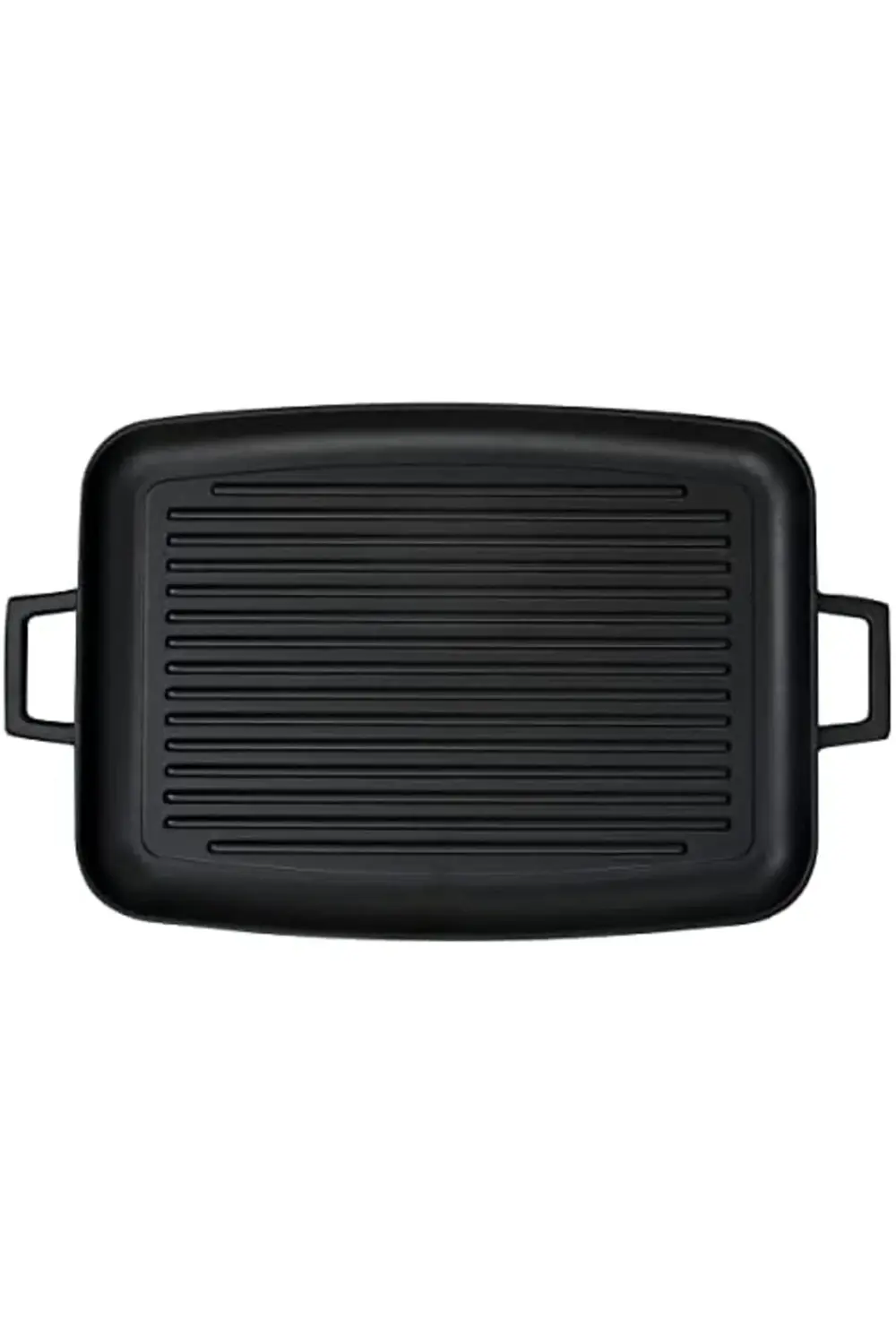 Döküm Grill Tepsi, Izgara yüzeyli, Metal Kulplu, 31x42cm 395519