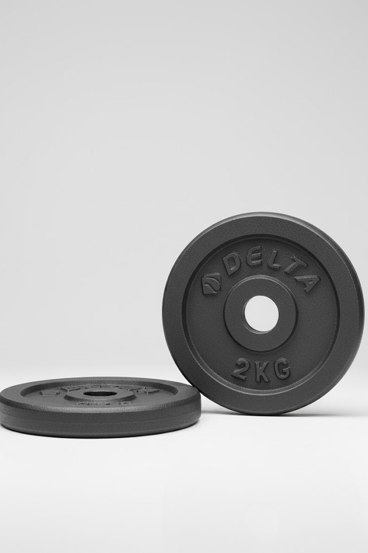 Delta Döküm Plaka Gri 2 Kg X 2 Adet Toplam 4 Kg | Ağırlık Dambıl Plakas