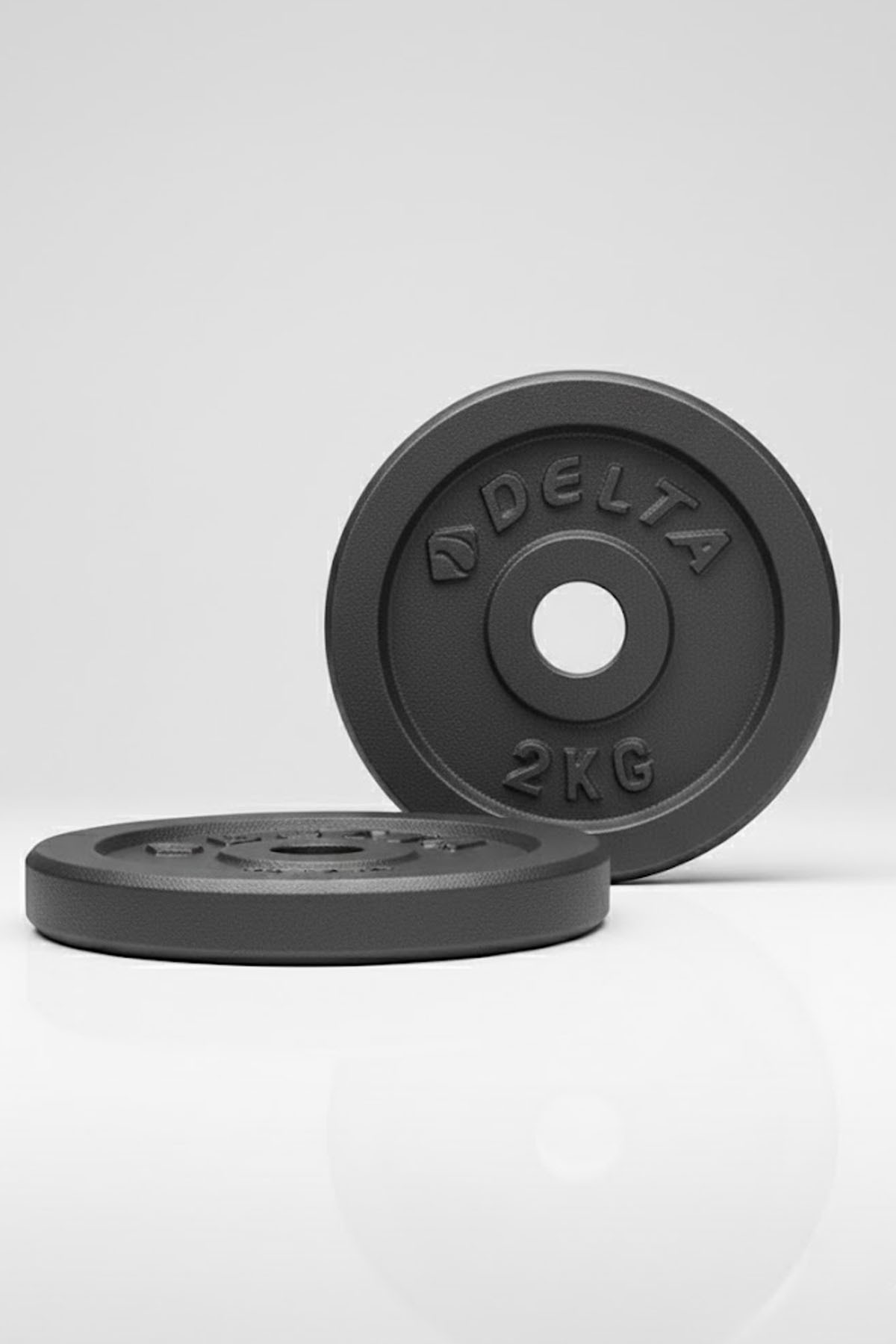 Delta Döküm Plaka Gri 2 Kg X 2 Adet Toplam 4 Kg | Ağırlık Dambıl Plakas