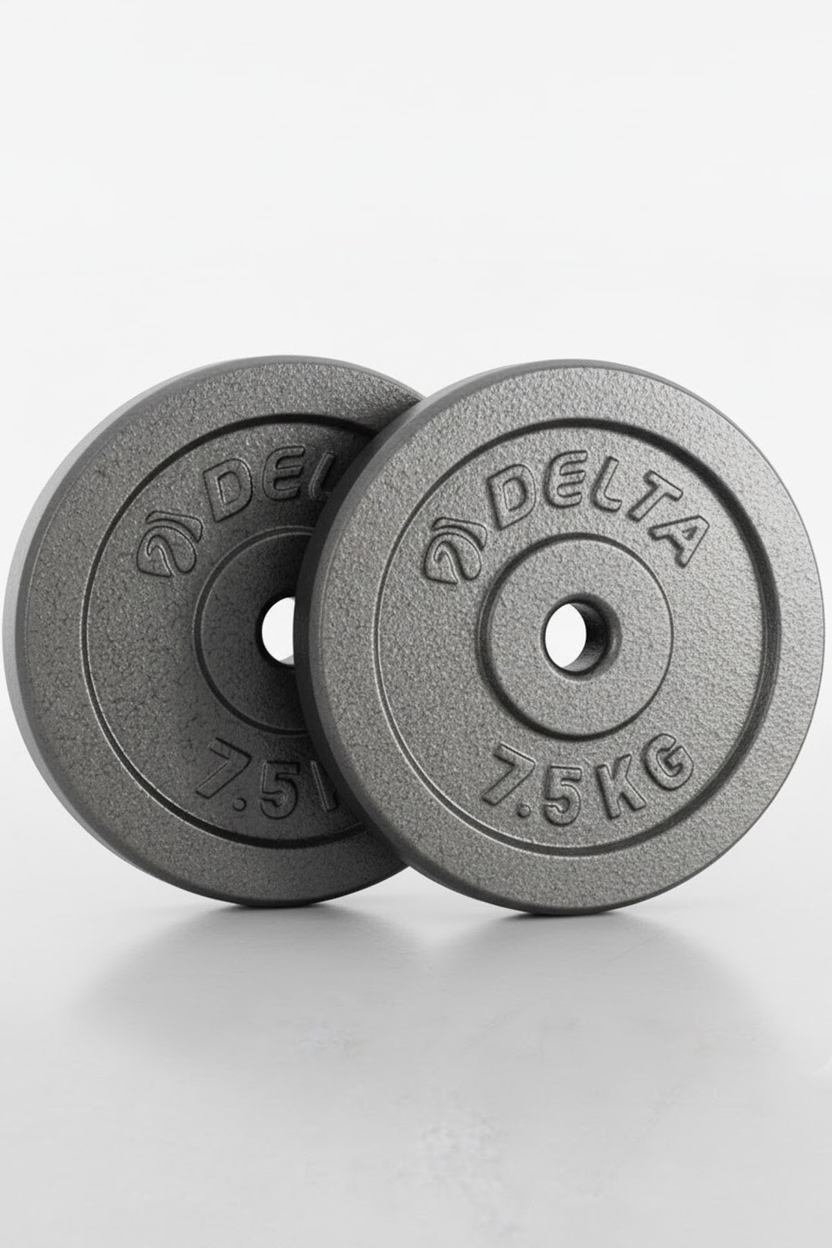 Delta Döküm Plaka Gri 7.5 Kg X 2 Adet Toplam 15 Kg | Ağırlık Dambıl Pla