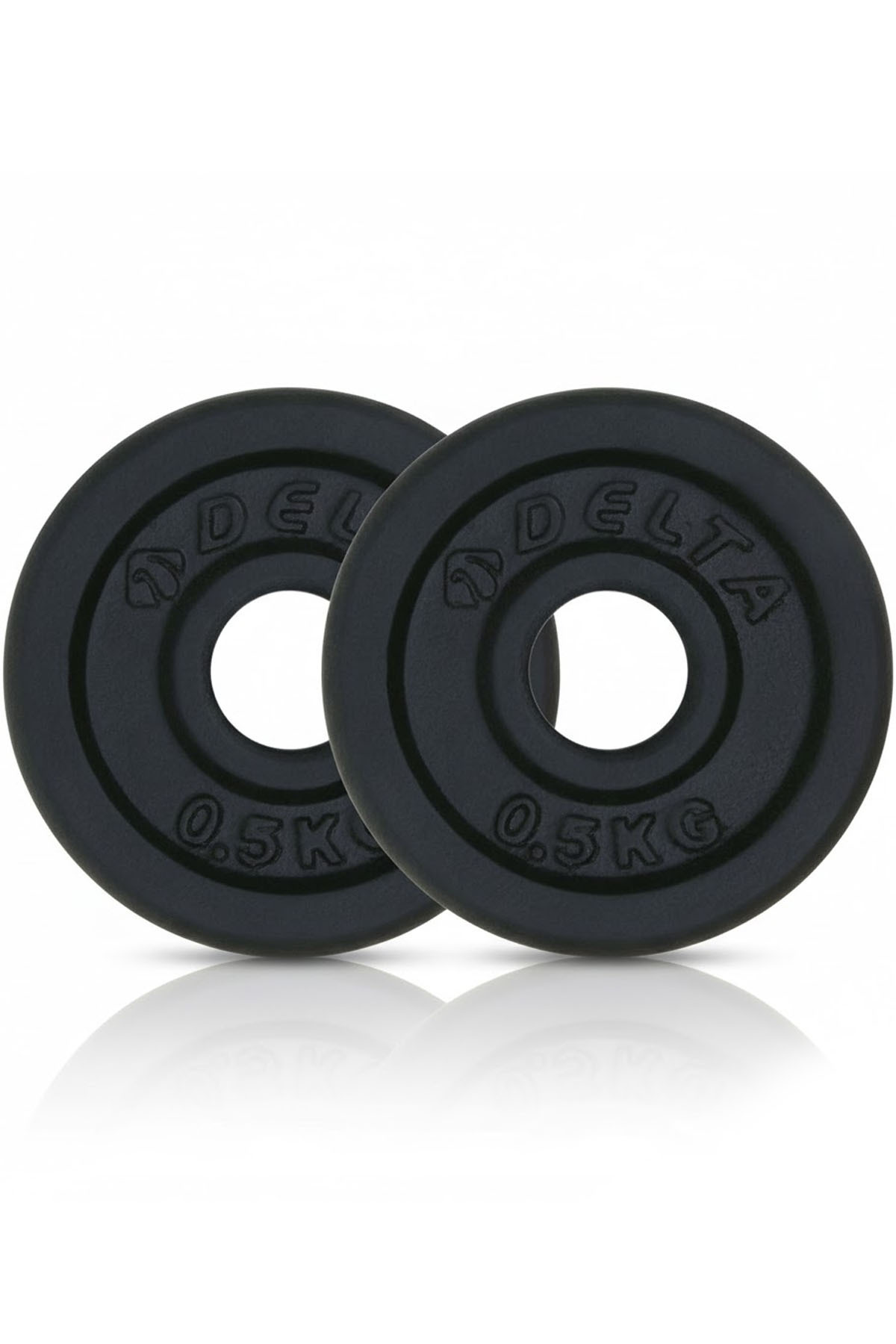 Delta Döküm Plaka Siyah 0.5(Yarım) Kg X 2 Adet Toplam 1 Kg | Ağırlık Da