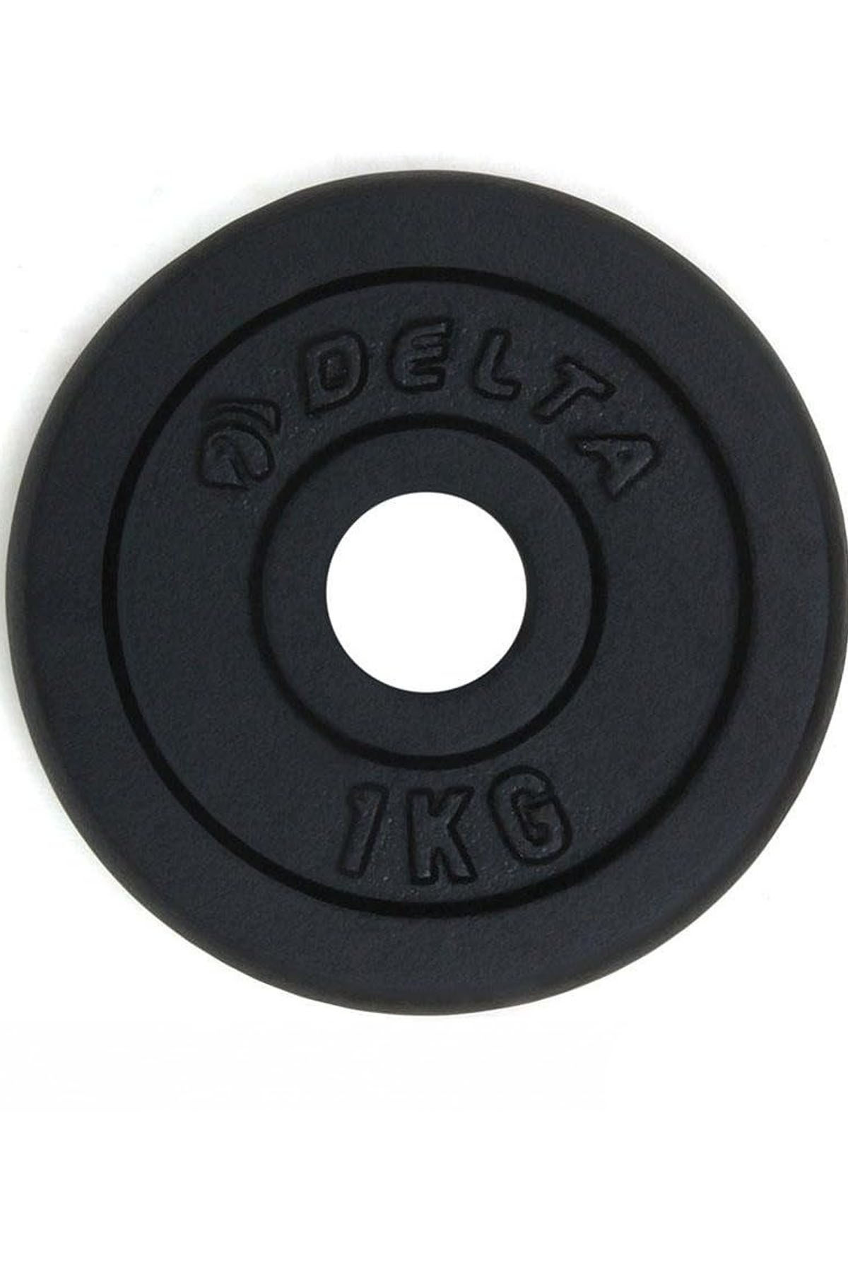 Delta Döküm Plaka Siyah 1 Kg X 2 Adet Toplam 2 Kg | Ağırlık Dambıl Plak
