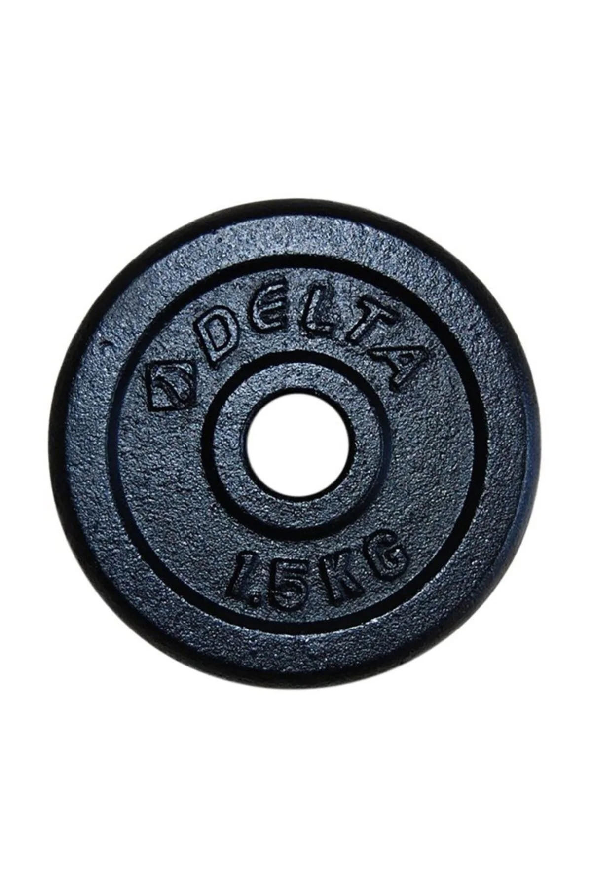 Delta Döküm Plaka Siyah 1.5 Kg X 2 Adet Toplam 3 Kg | Ağırlık Dambıl Pl