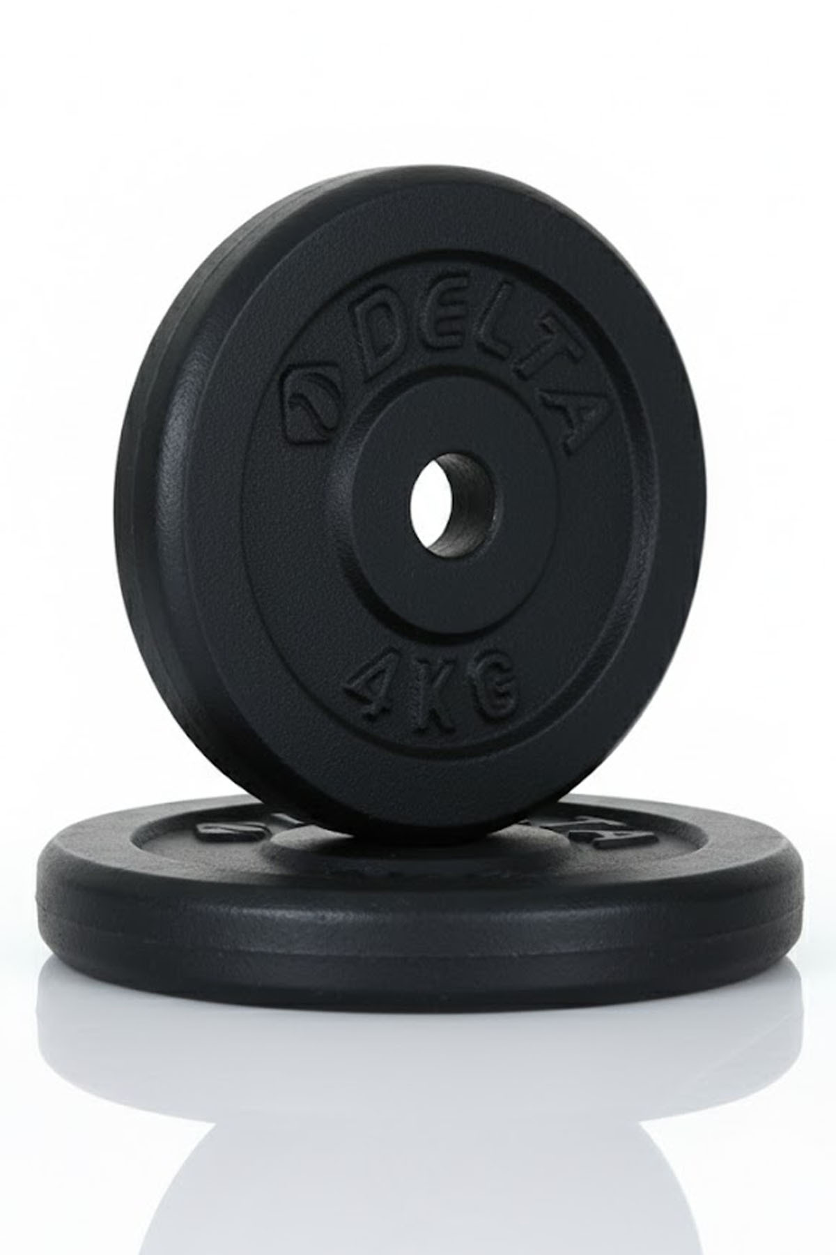 Delta Döküm Plaka Siyah 4 Kg X 2 Adet Toplam 8 Kg | Ağırlık Dambıl Plak
