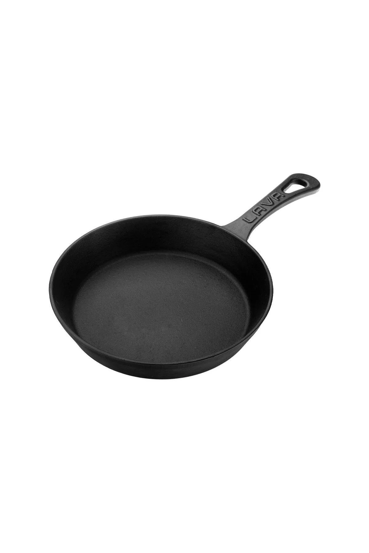 Döküm Yuvarlak Kızartma Tavası Yekpare Saplı. Çap(Ø)20cm.