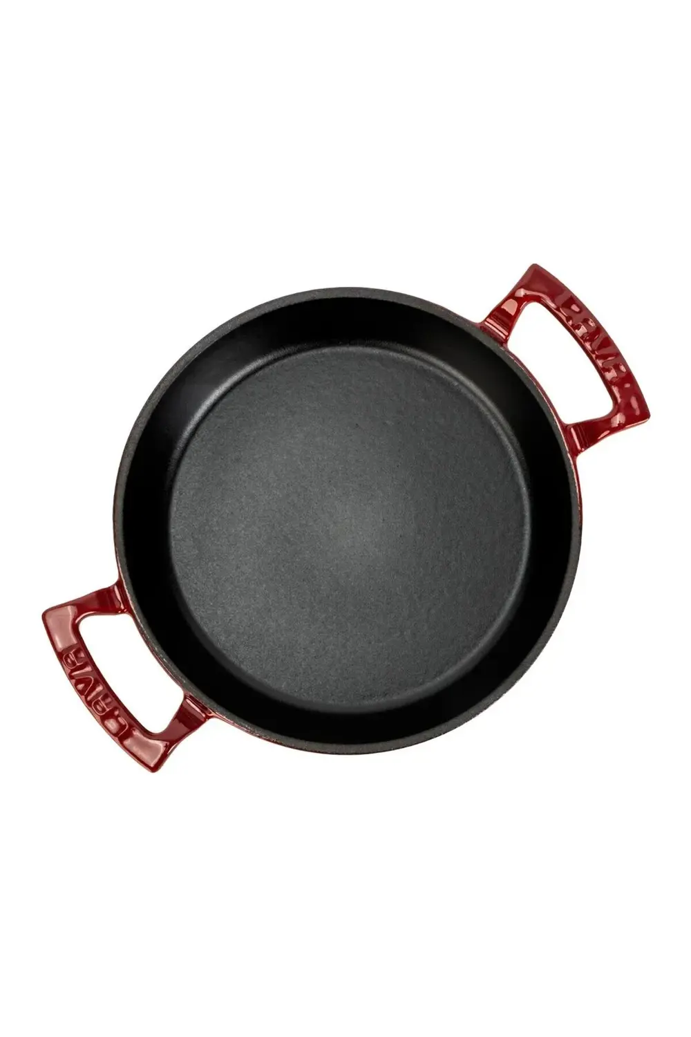 Döküm Yuvarlak Sahan Döküm Demir Yekpare Çift Kulplu Çap(Ø)24cm.