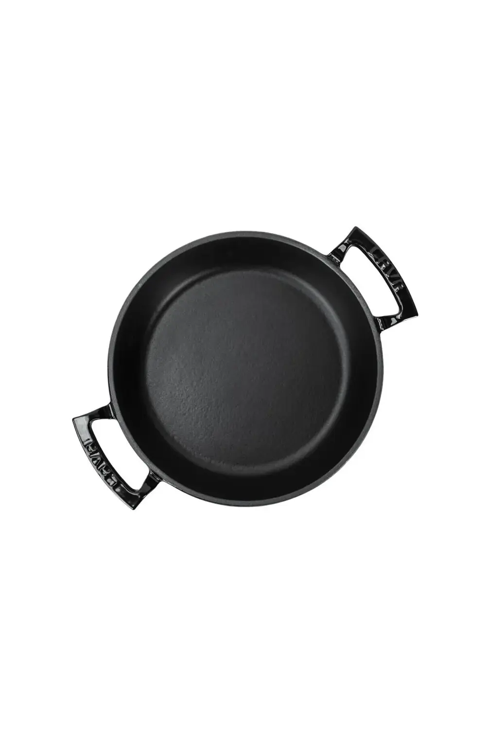 Döküm Yuvarlak Sahan Döküm Demir Yekpare Çift Kulplu Çap(Ø)24cm.