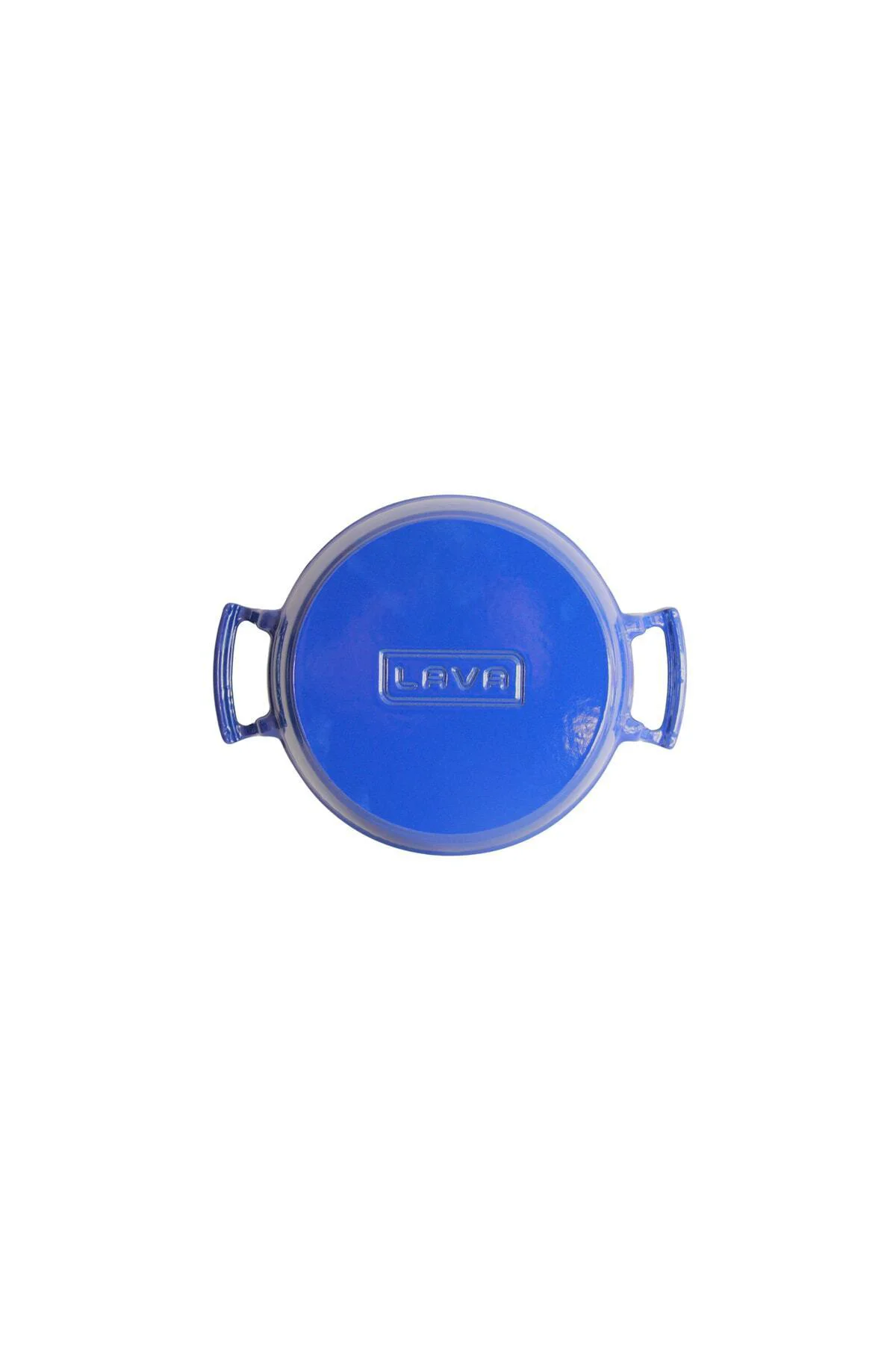 Döküm Yuvarlak Sahan 20 Cm Mavi