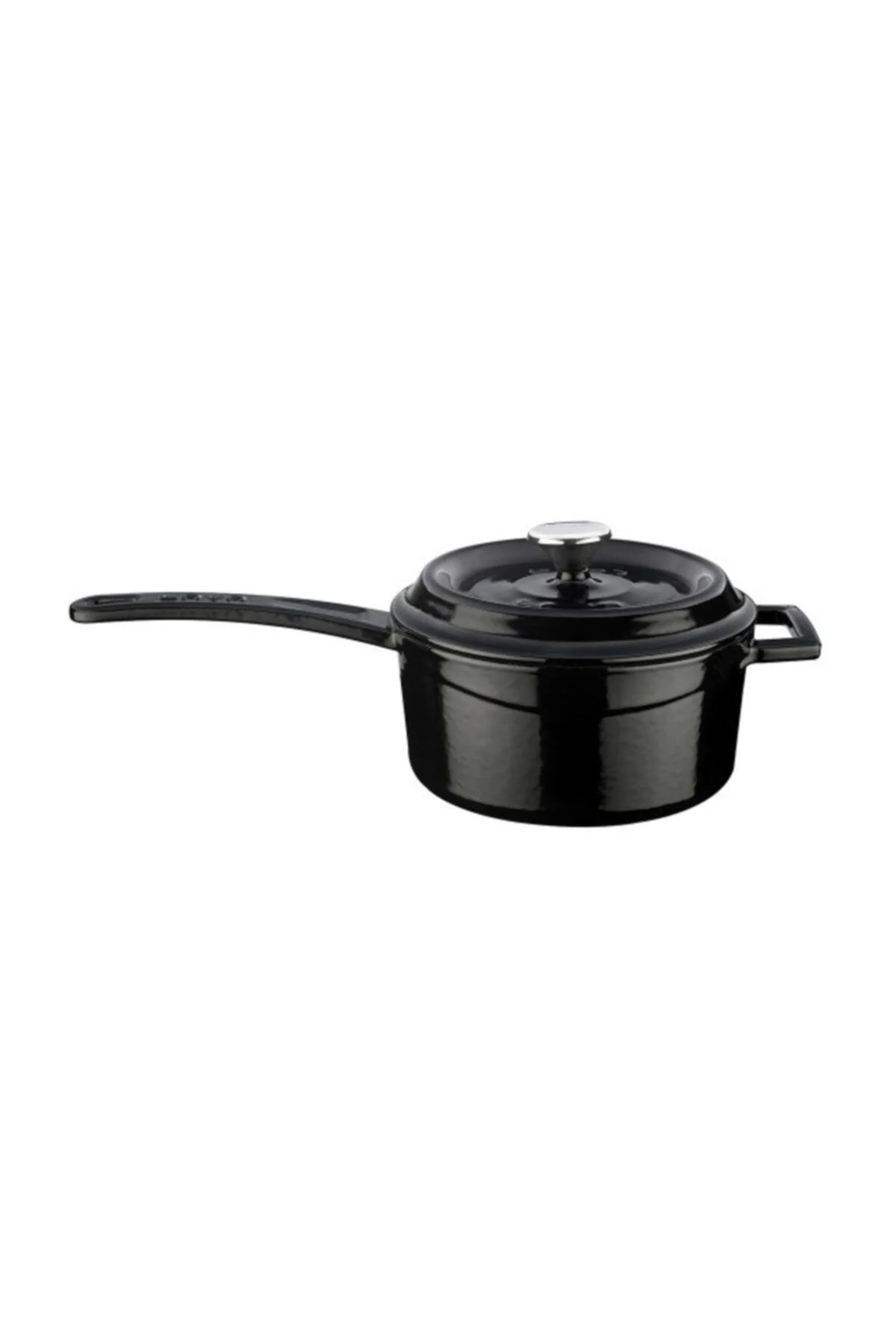 Döküm Yuvarlak Sos Tenceresi. Metal Saplı Çap(ø16 cm. -(sütlük) S