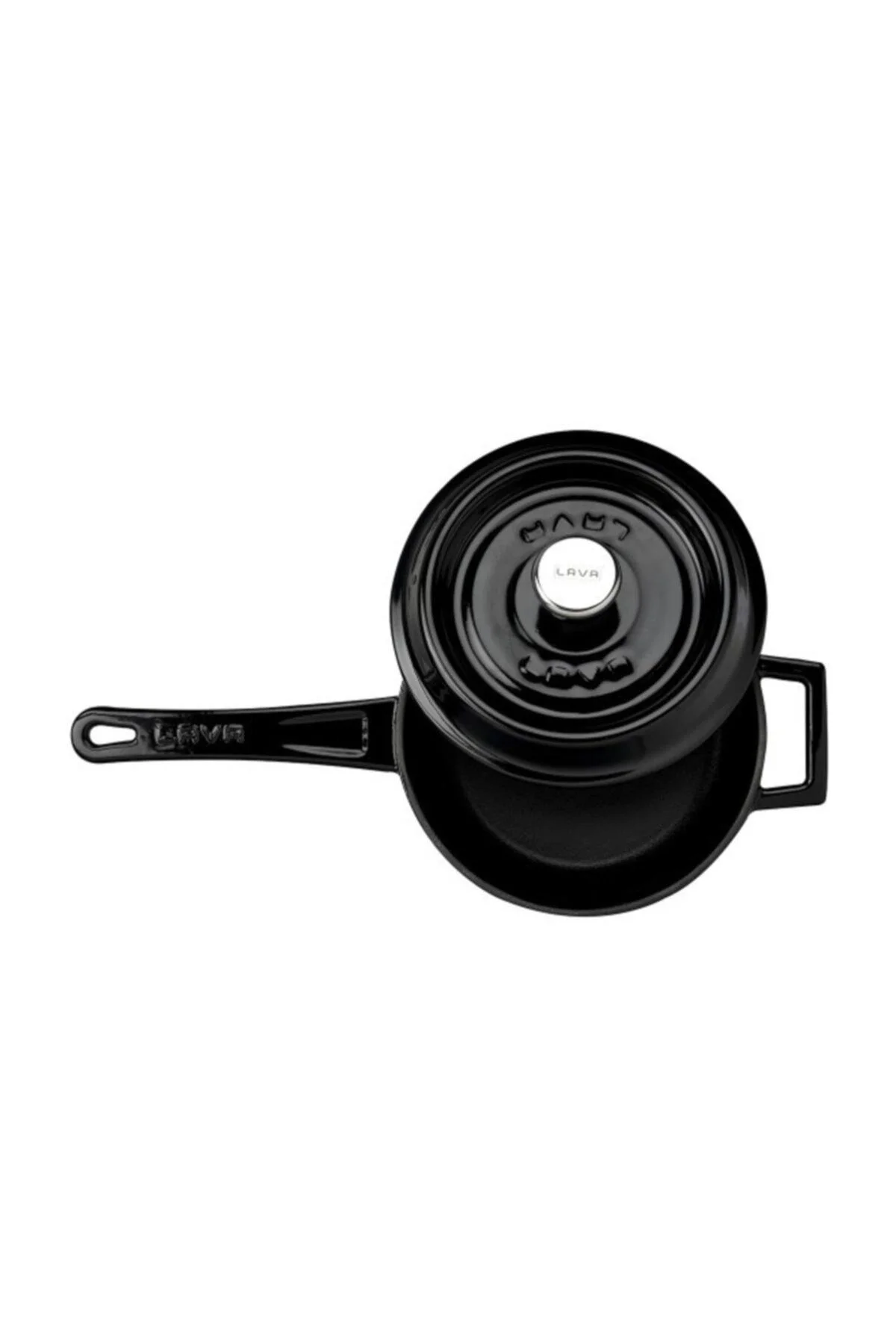 Döküm Yuvarlak Sos Tenceresi. Metal Saplı Çap(ø16 cm. -(sütlük) S