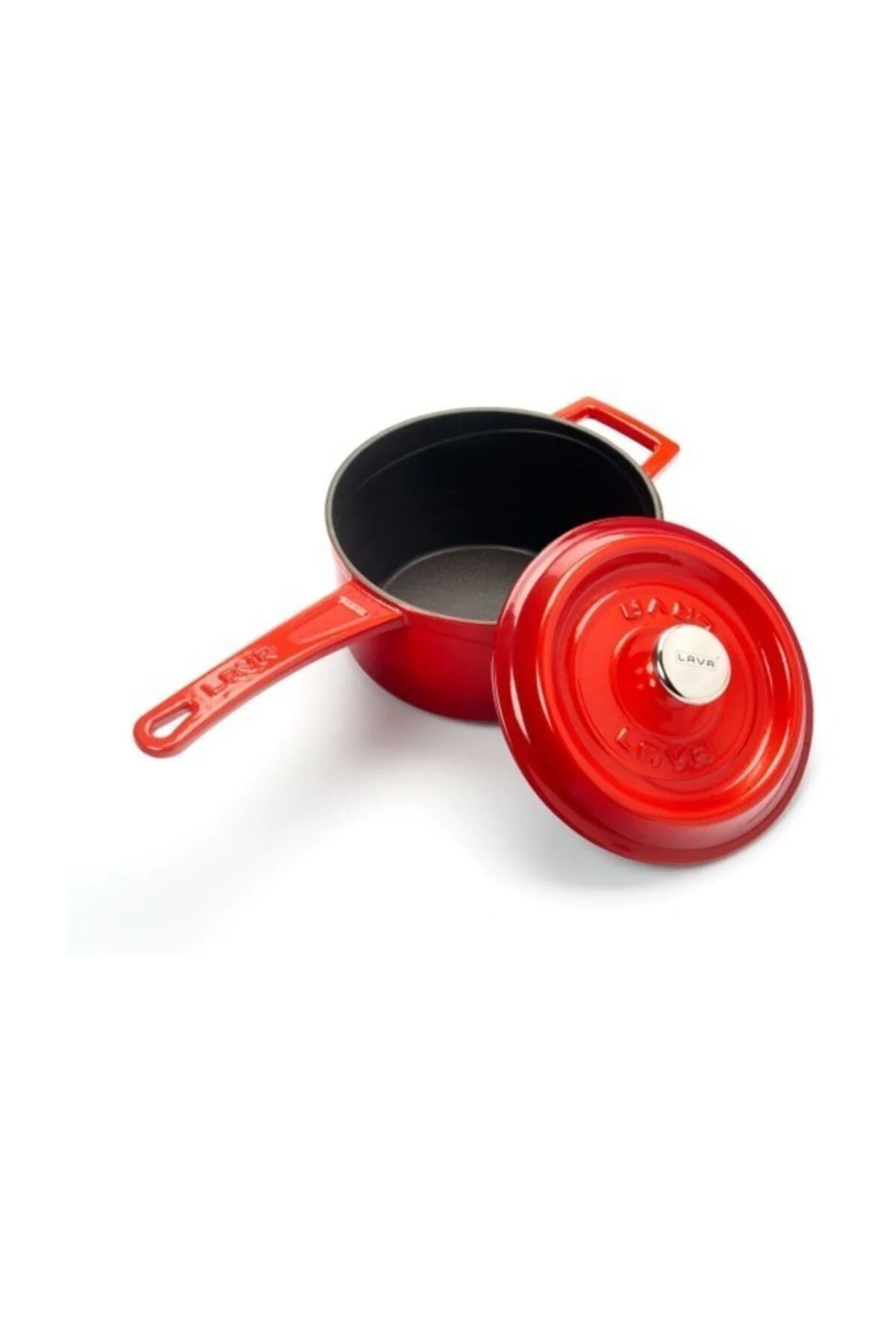 Döküm Yuvarlak Sos Tenceresi. Metal Saplı Çap(ø16 Cm. -(sütlük) K