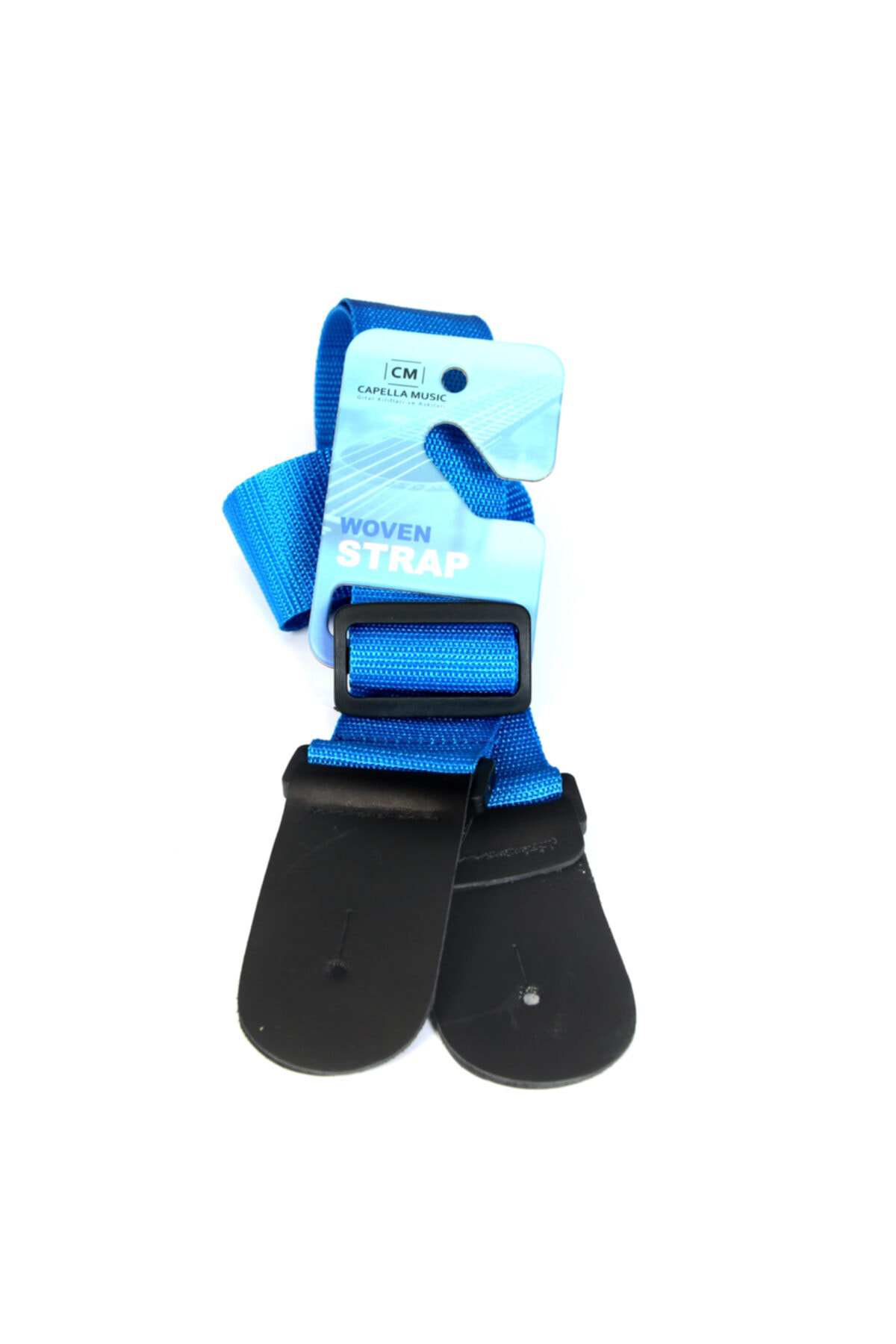 Dokuma Kumaş Gitar Askısı Hakiki Deri (PENA HEDİYELİDİR)