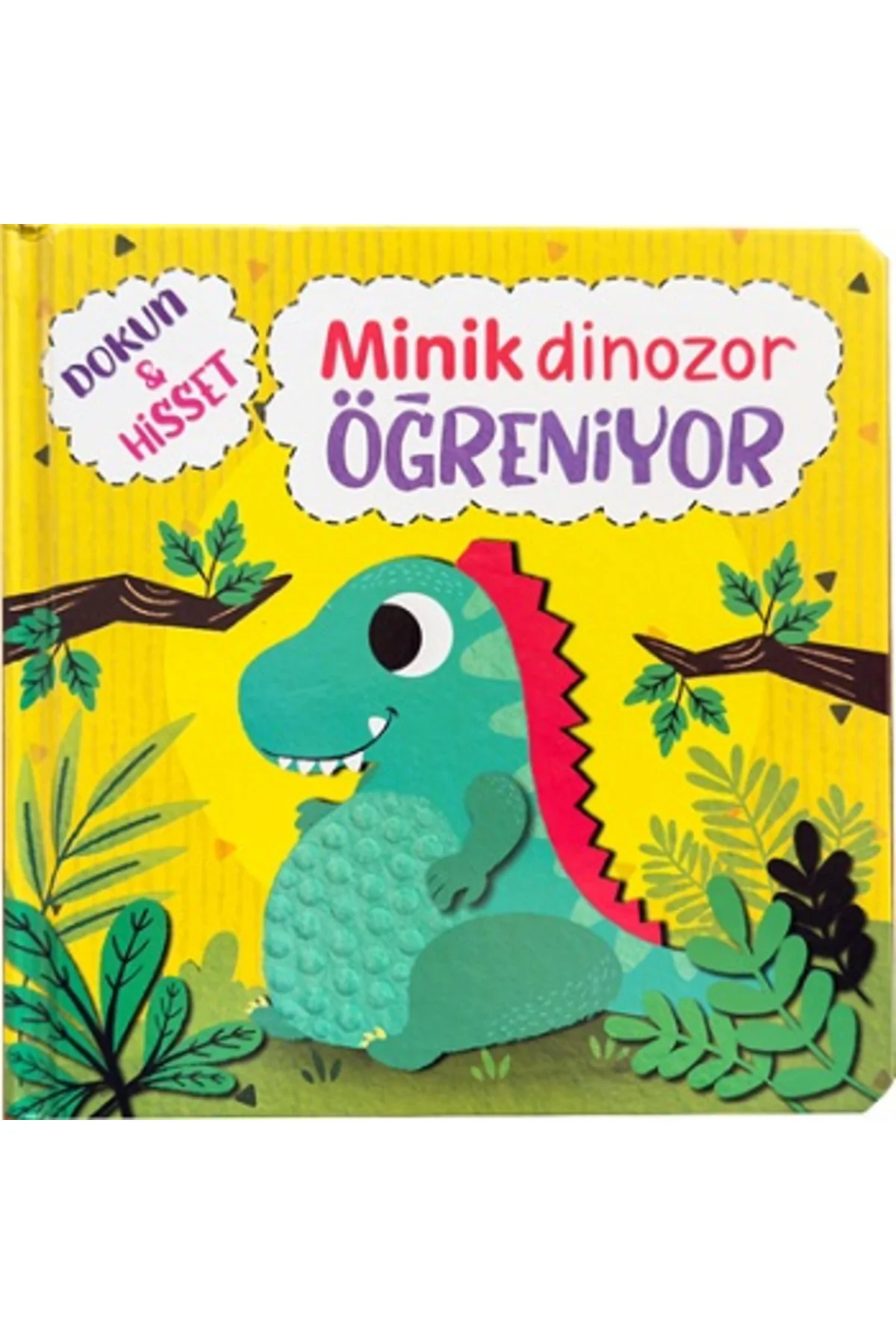 Dokun Hisset - Minik Dinozor Öğreniyor kitabı Ömer Canbir  Net Ço