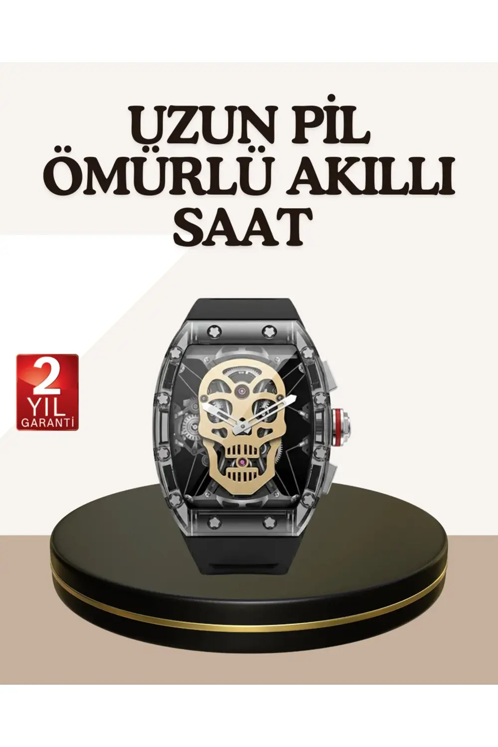 Dokunmatik Akıllı Saat Sesli Asistanlı Geniş Özellikli