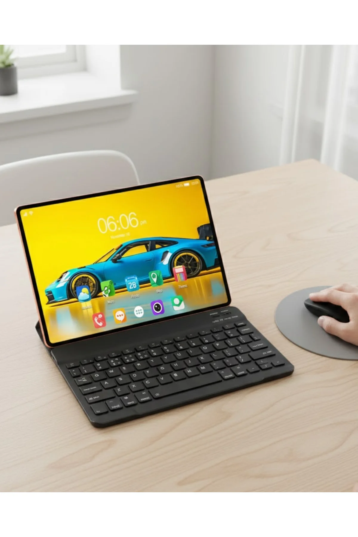 Dokunmatik Android Tablet Klavyeli Kalemli Kılıflı Set - Lisinya