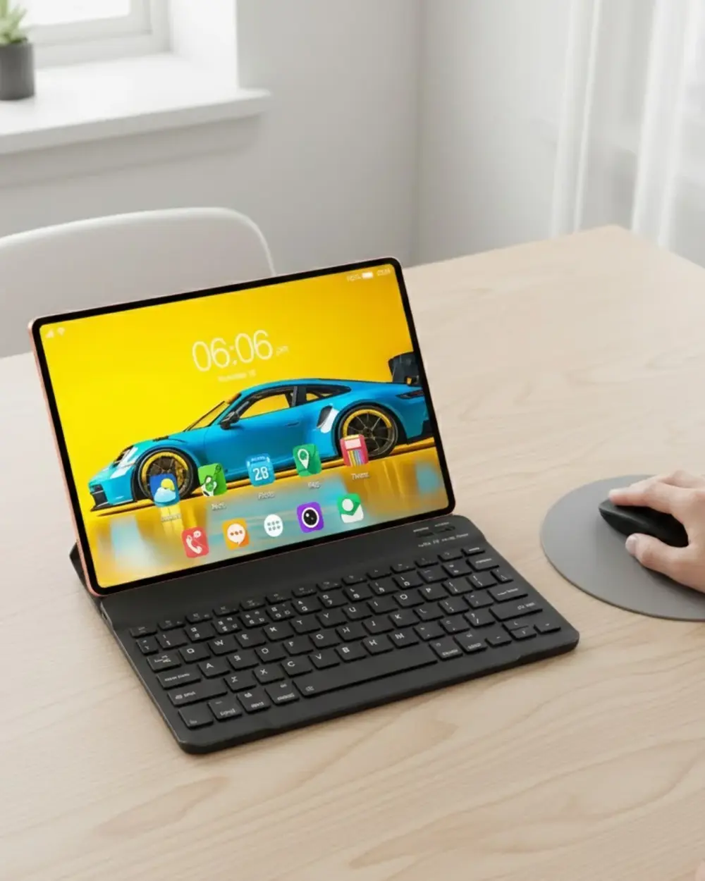 Dokunmatik Android Tablet Klavyeli Kalemli Kılıflı Set