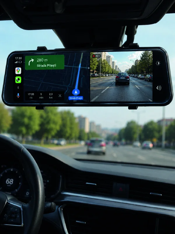 Dokunmatik Ayna Carplay Araç Kamera Ekranı Ön Arka Kayıt Destekli