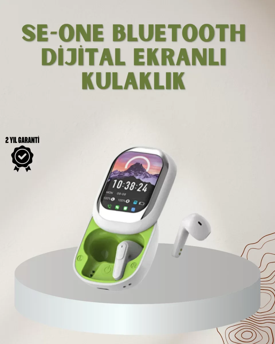 Dokunmatik Ekranlı Aktif Gürültü Azaltma Özellikli Kablosuz Kulak