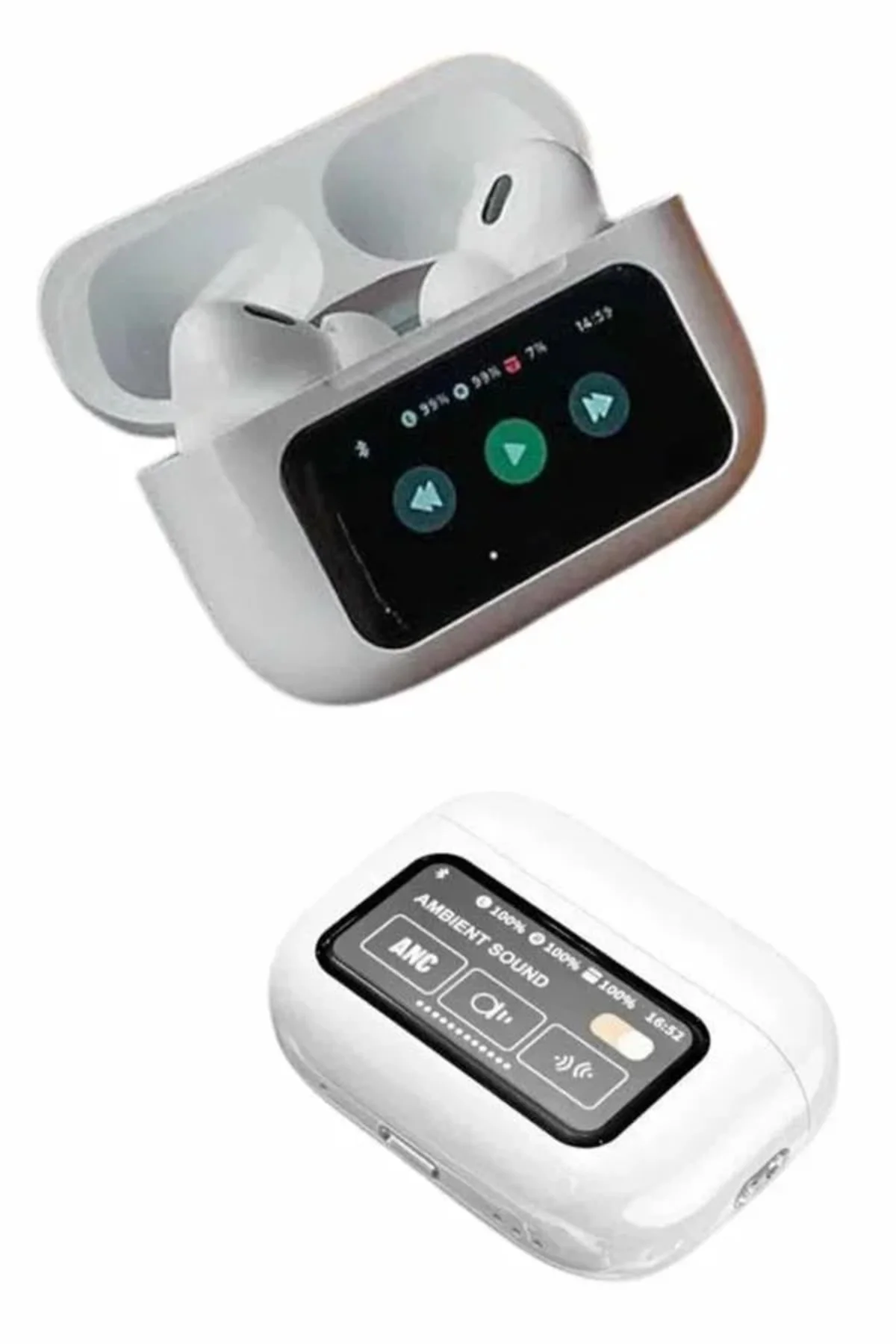 Dokunmatik Ekranlı Bluetooth Kulaklık TWS İOS Android Tüm Telefonlara Uyumlu Kulaklık Yeni Nesil
