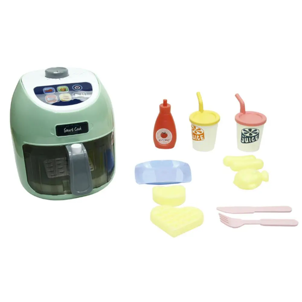 Dokunmatik Fritöz Set Gıdalar Renk Değiştirir